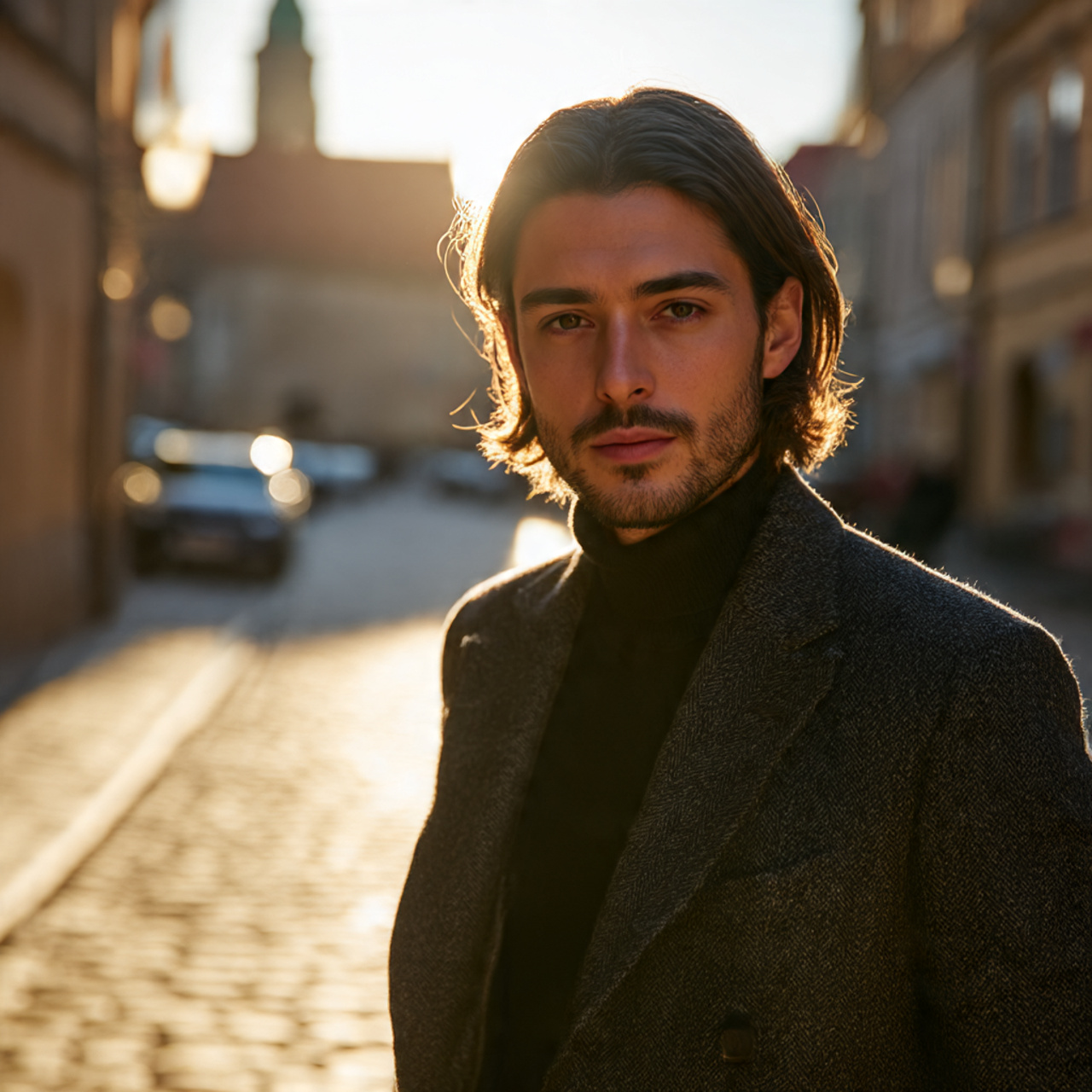 27 Best Medium Hairstyles for Men: Pro Cuts & Styling 15 a man with straight medium length hair sleek