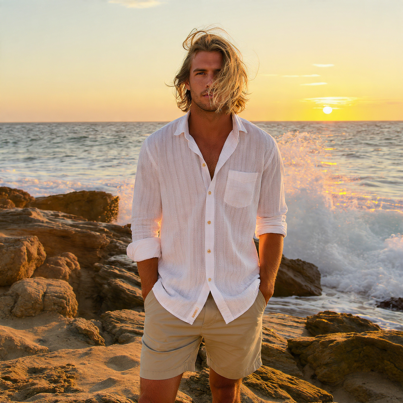 Master the Flow: 27 Long Haircuts for Men Ideas & Tips 15 a man with sun kissed long tousled hair