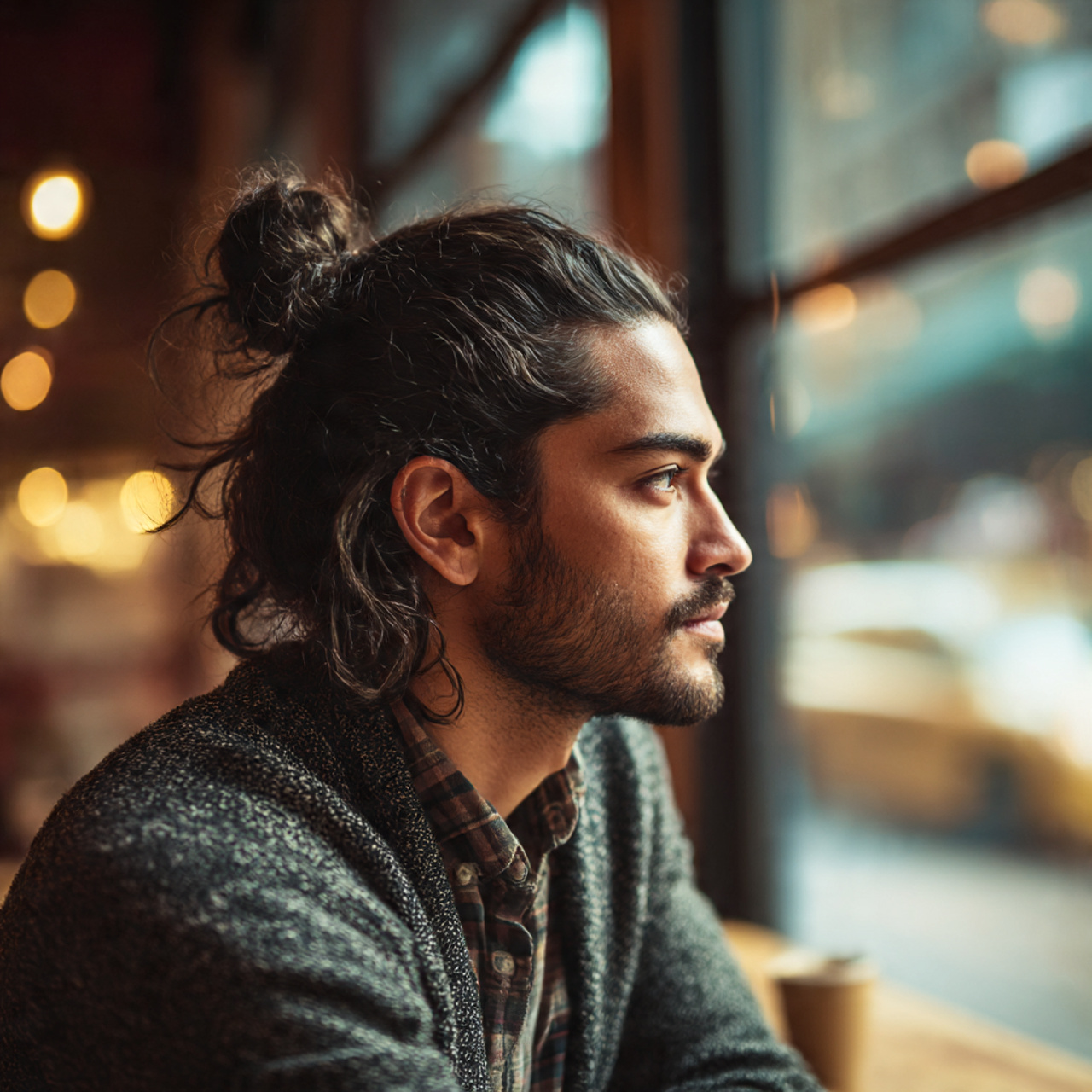 27 Best Long Hairstyles for Men Tips: Grow the Flow 18 a man with tapered sides long hairstyles