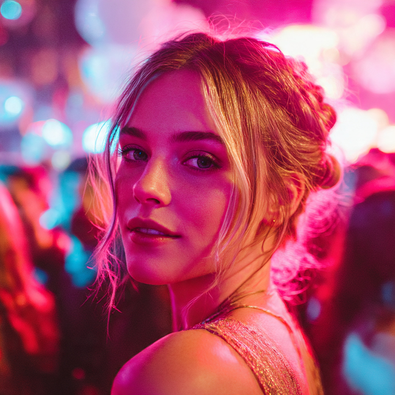 a model showing off subtle face framing highlights