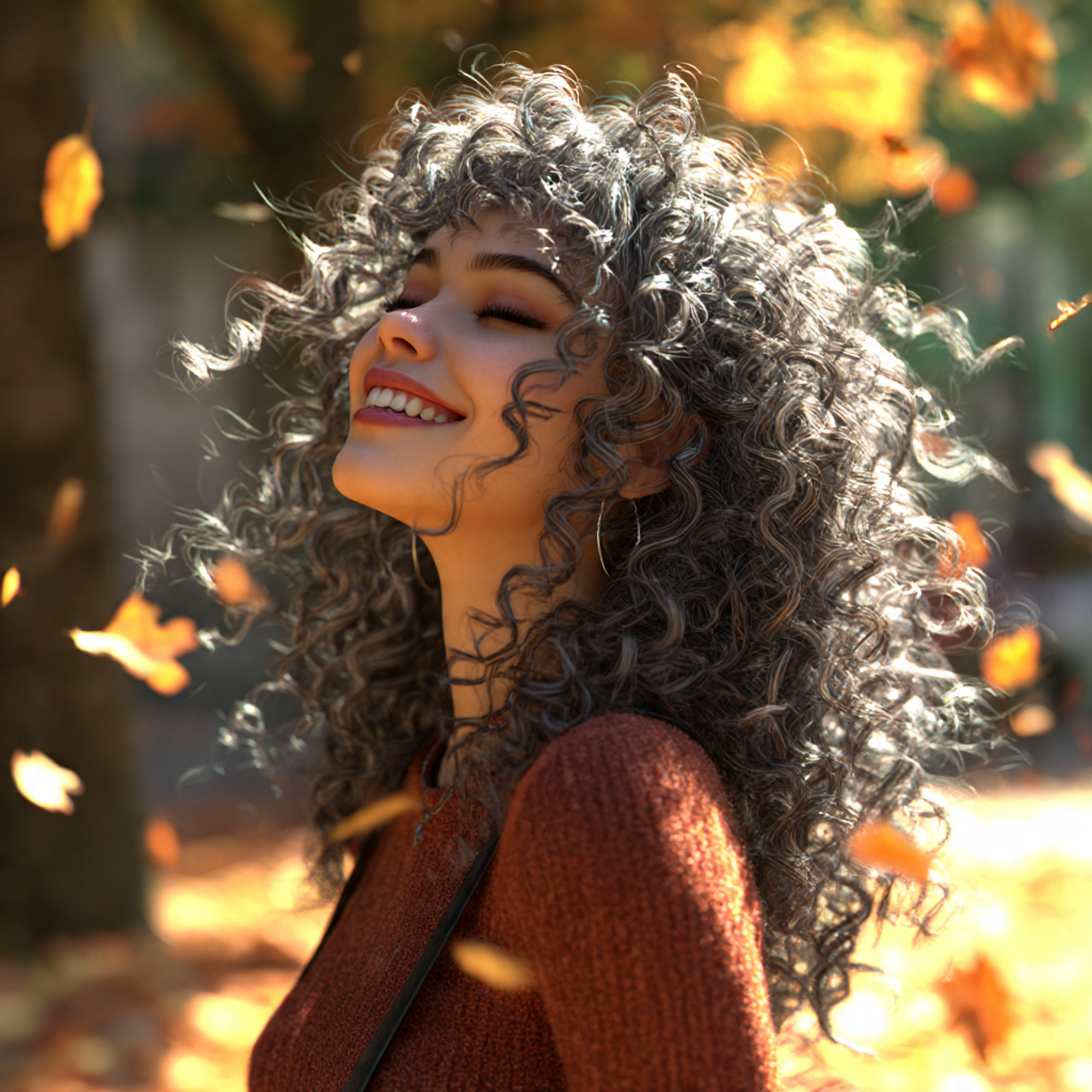 a mullet wolf cut women hairstyle with