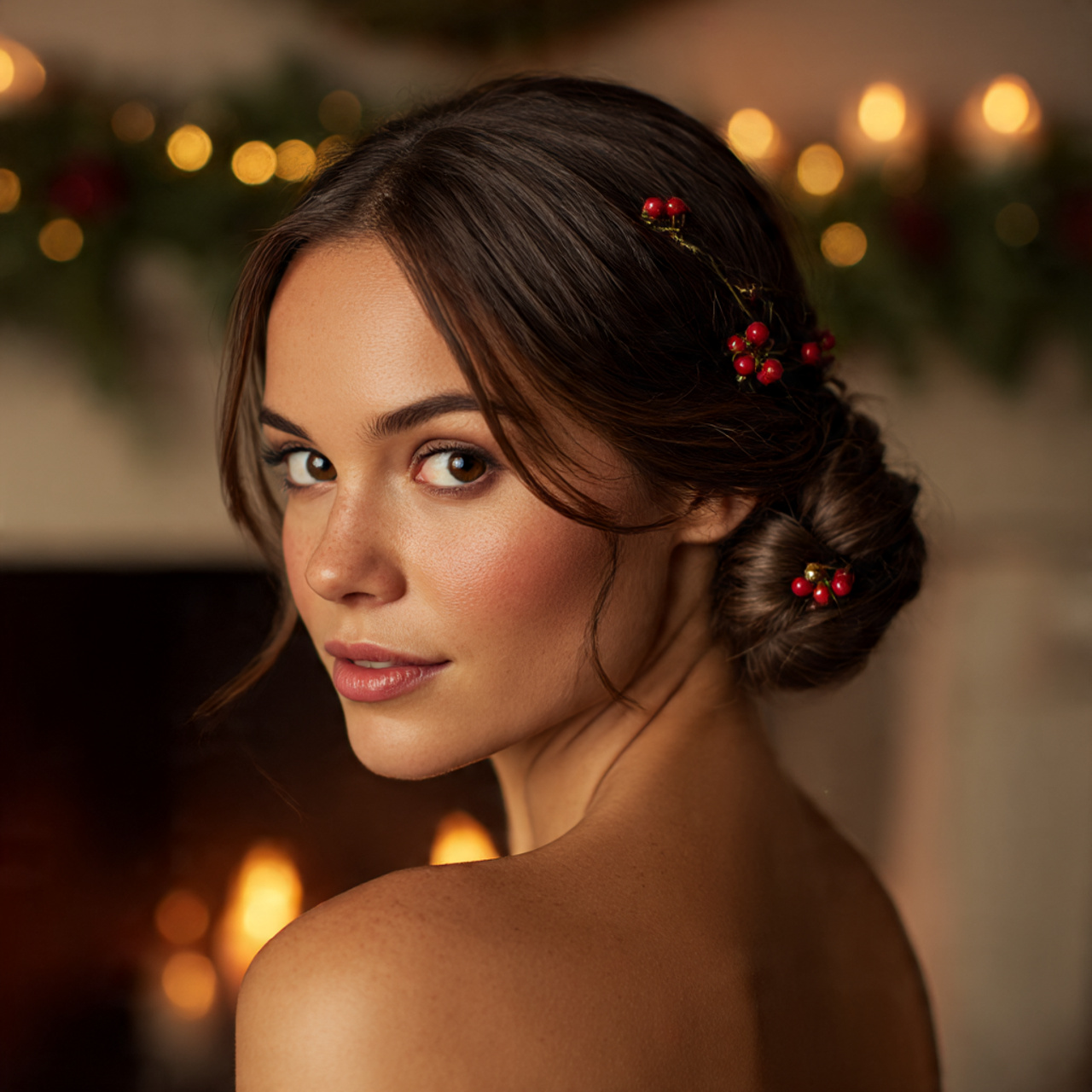 Gorgeous 25 Christmas Hairstyles Ideas for Every Holiday Event 6 a natural candid portrait of a woman