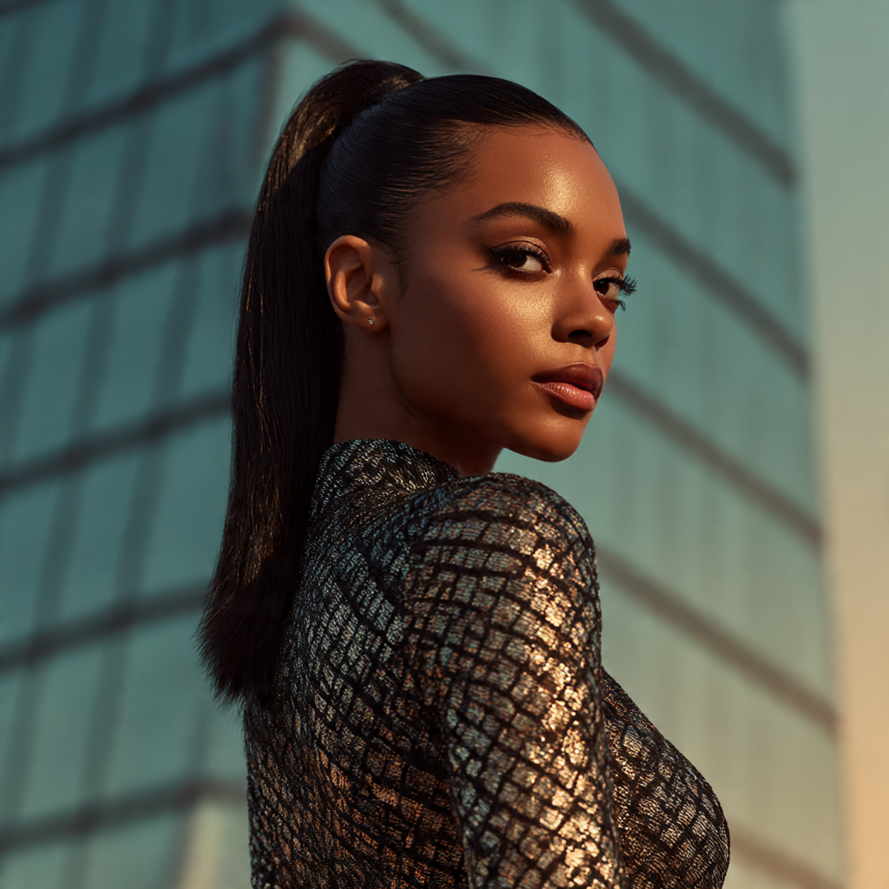 a natural hyper realistic image of a confident