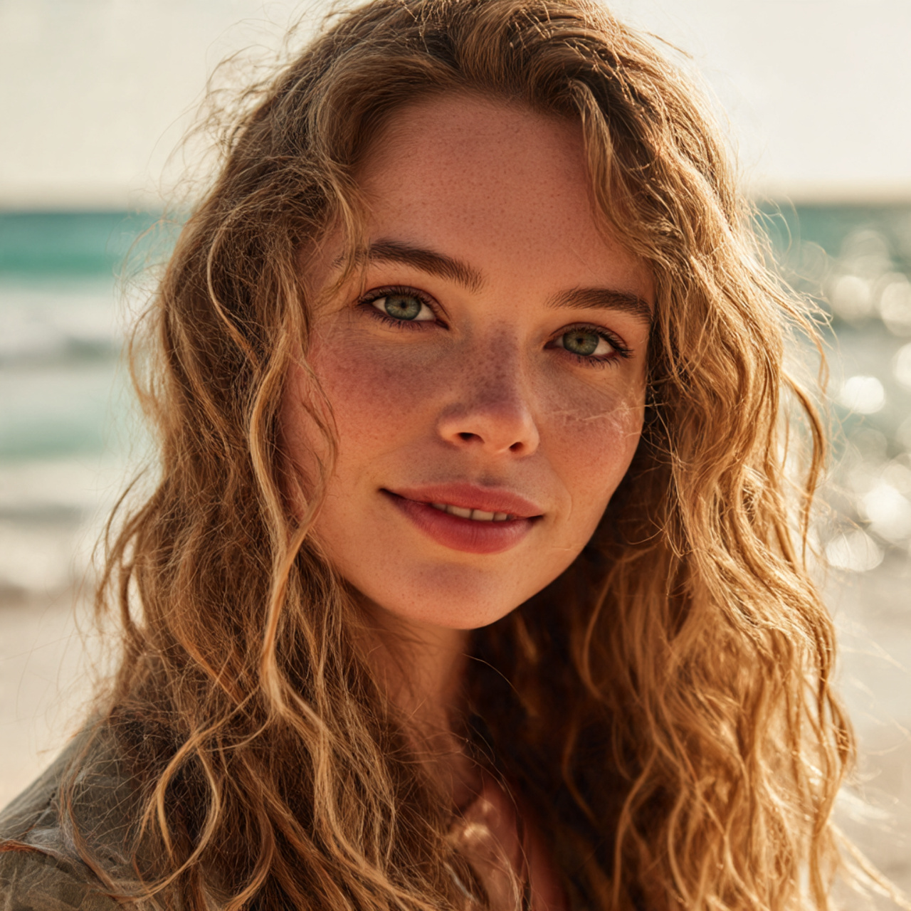 a natural lifestyle portrait of a woman