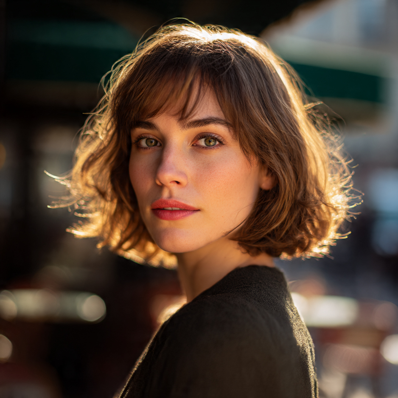 a natural light portrait of a woman with