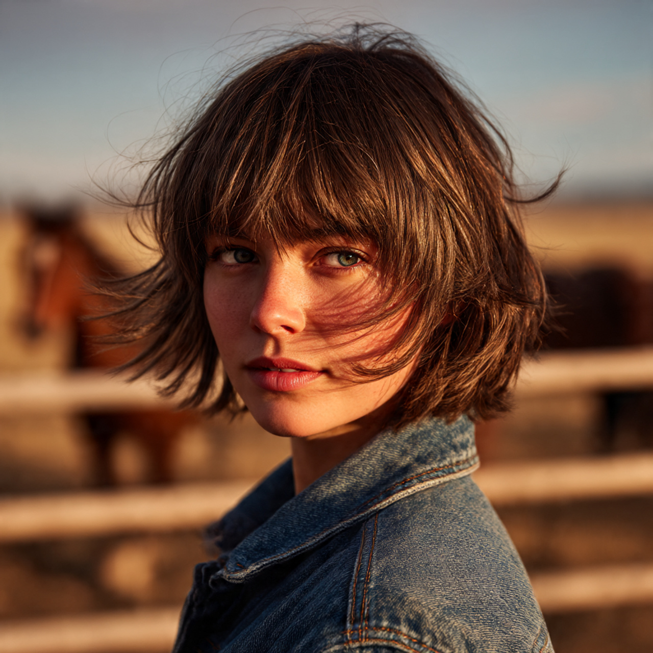27 Modern Cowgirl Hairstyles Ideas for an Inspiring Western Vibe 16 a natural outdoor portrait of a young