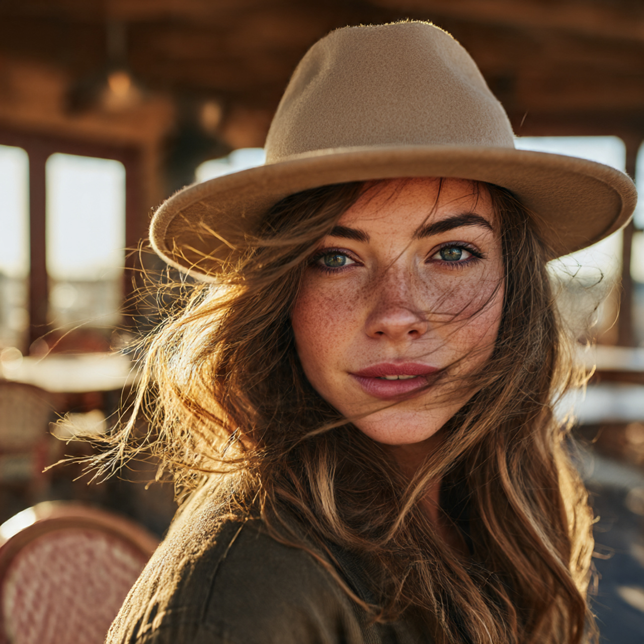 a natural portrait of a stylish woman 1