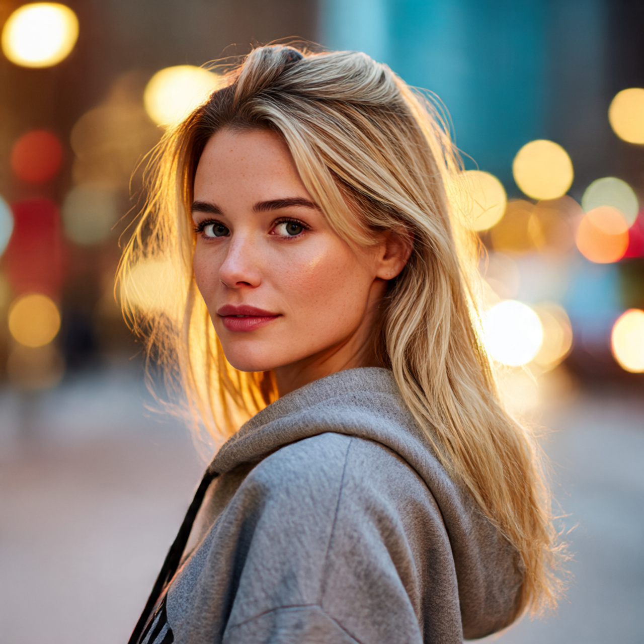 a natural portrait of a woman with 1