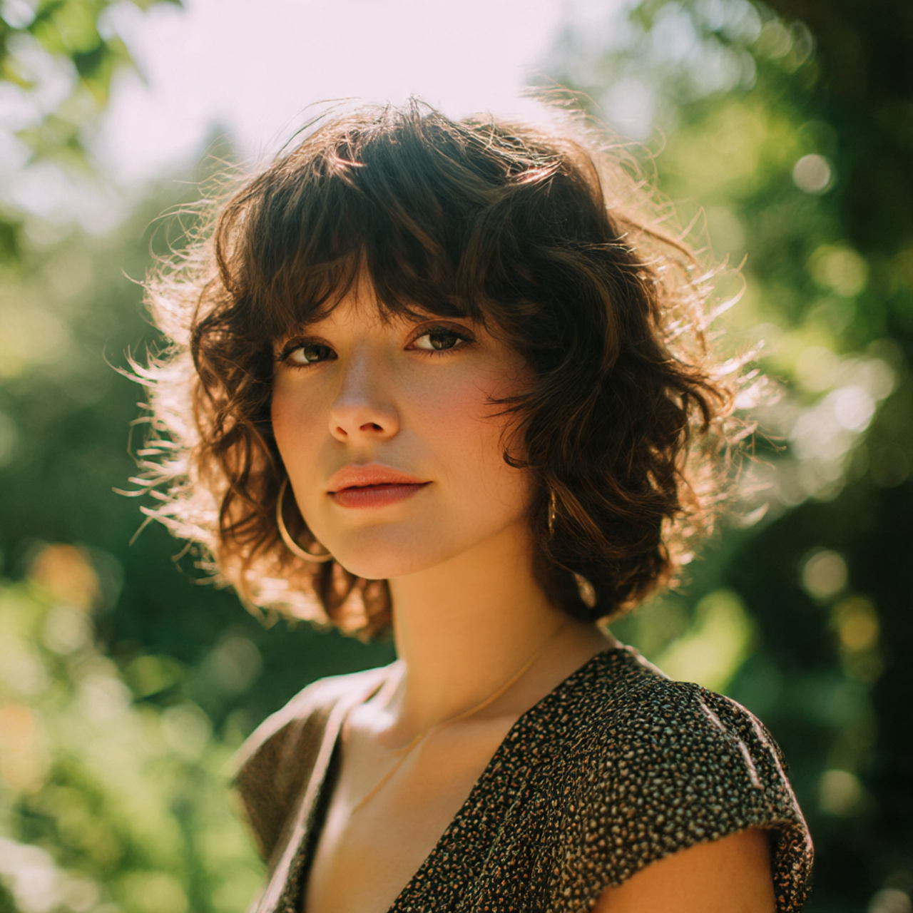 a natural realistic image of a woman 1