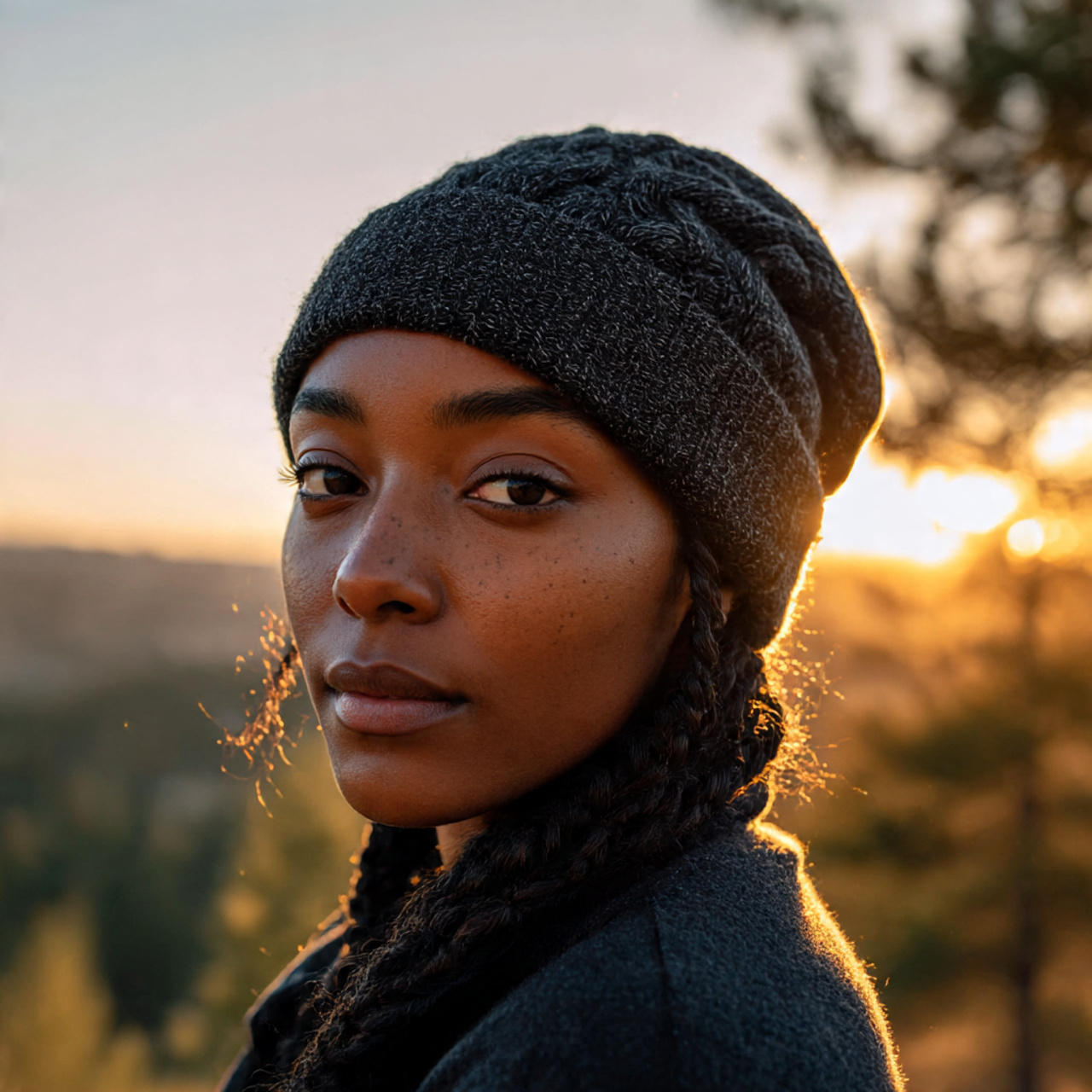 a natural ultra real image of a woman