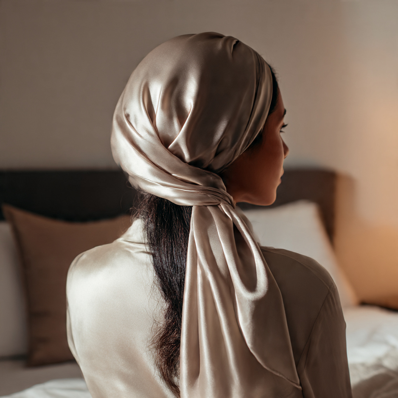 27 Short Silk Pressed Hair: Sleek, Shiny & Effortless Styles 9 a person with short silk pressed hair