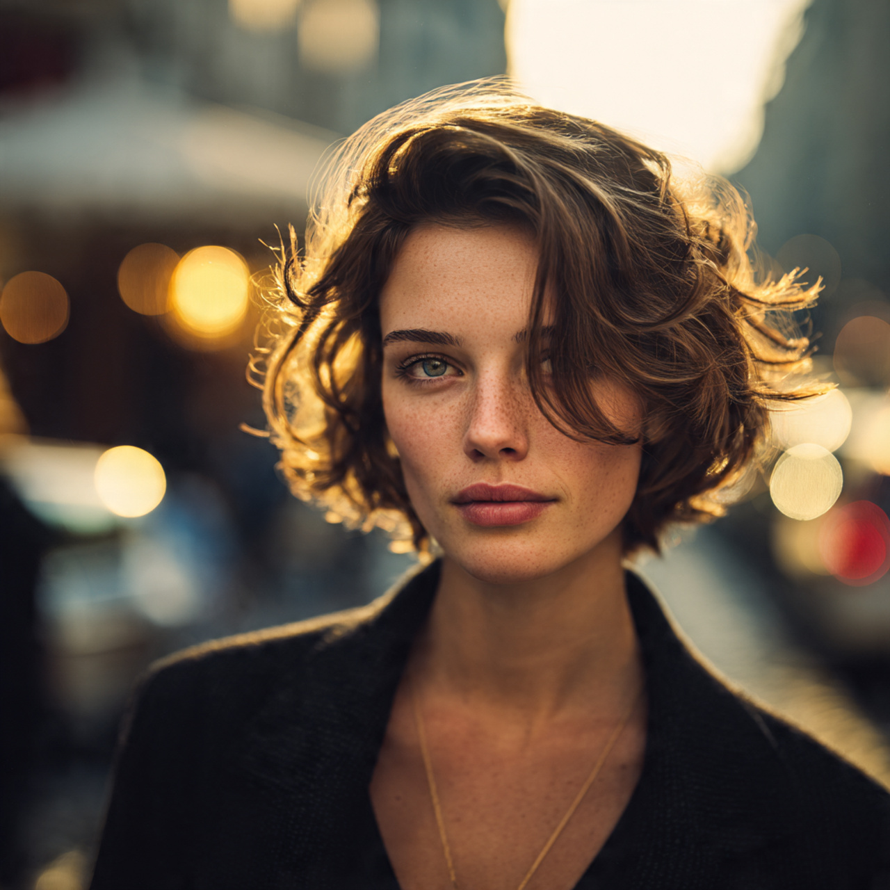 a photorealistic 8k image of a woman