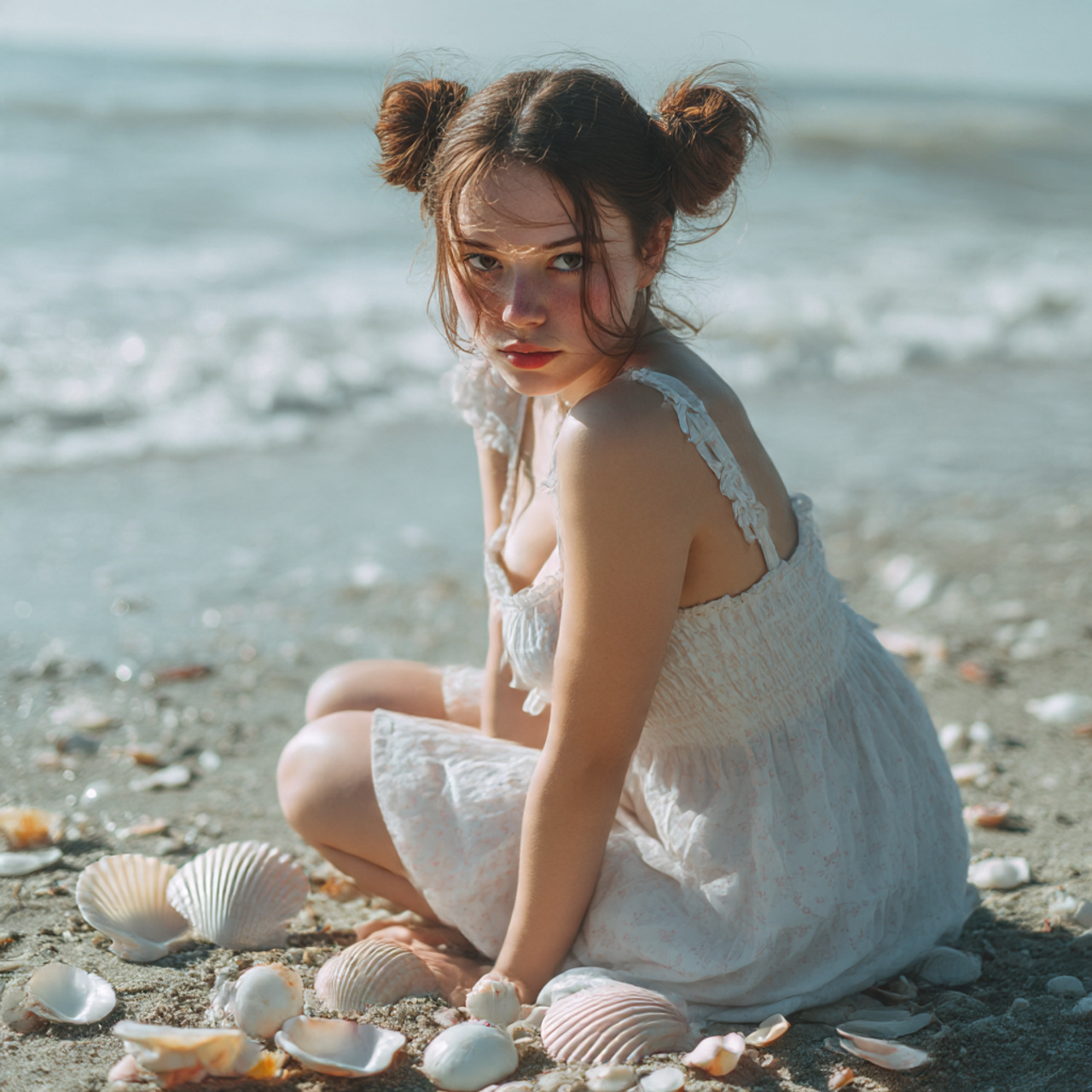 27 Chic & Easy Summer Hairstyles: Humidity-Proof Looks 23 a playful young woman with low pigtails 1