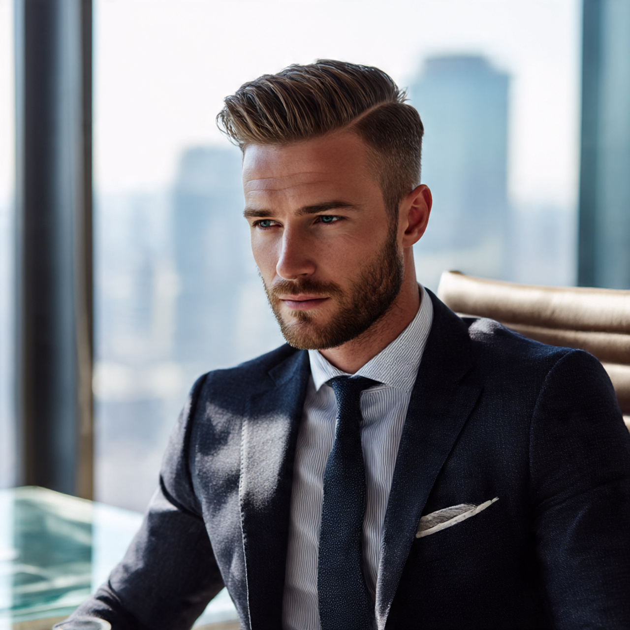 a professional looking man with a comb over