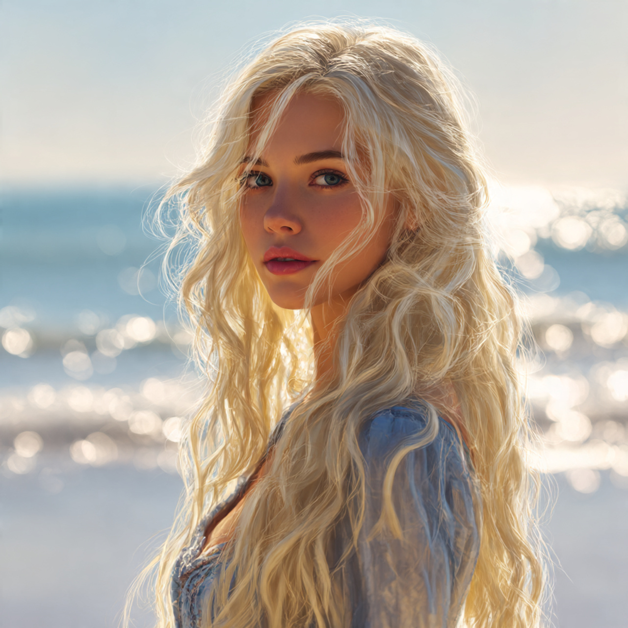 a radiant lady with vanilla cream blonde 1