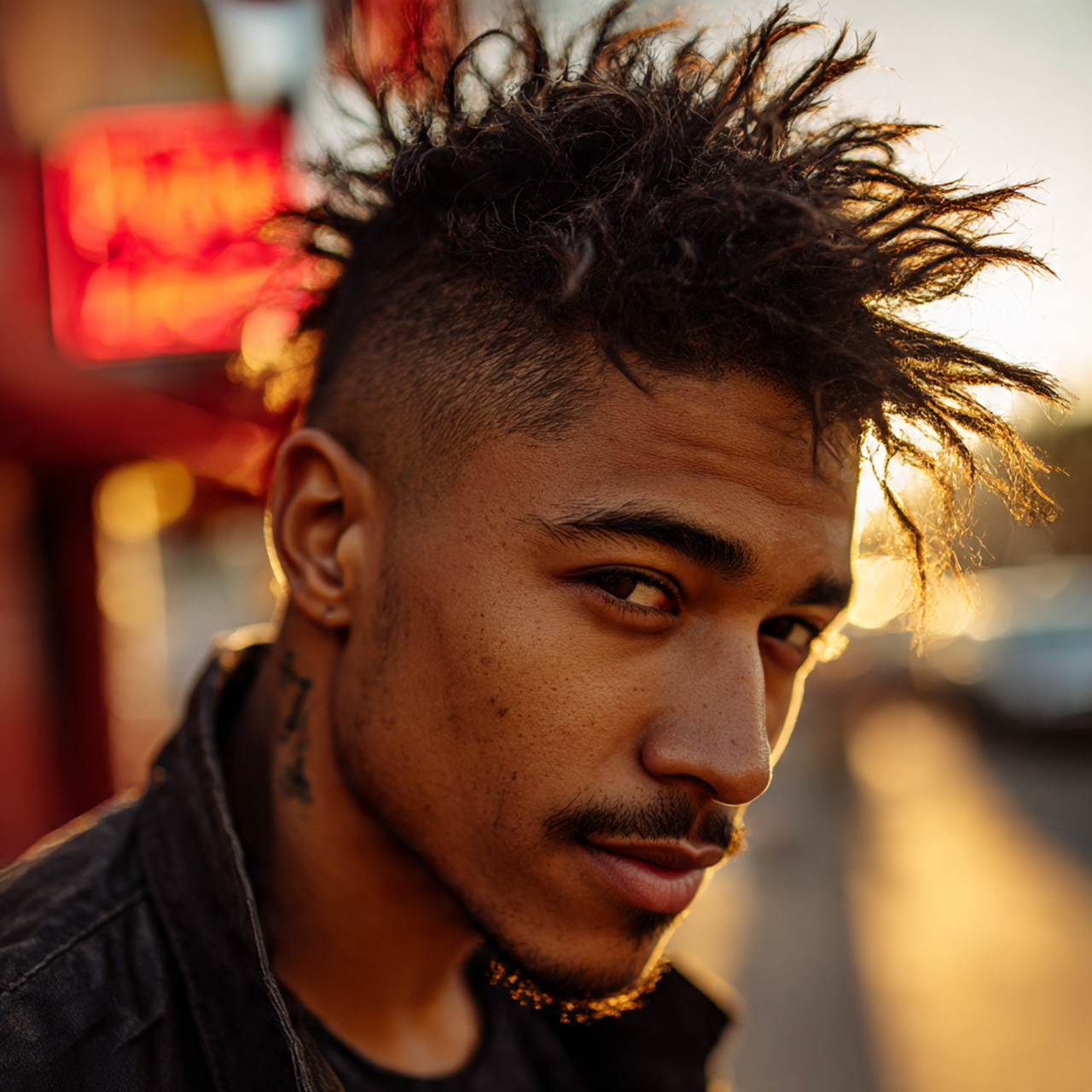 20 Modern Wolf Cut Men Ideas to Upgrade Your Style 14 a realistic dynamic portrait of a man