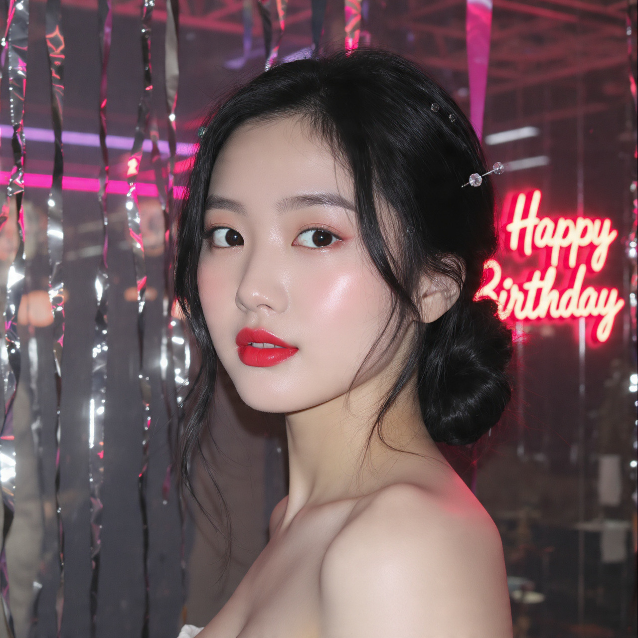20 Famous Birthday Hairstyles Ideas for Every Party Vibe 5 a realistic east asian woman with smooth