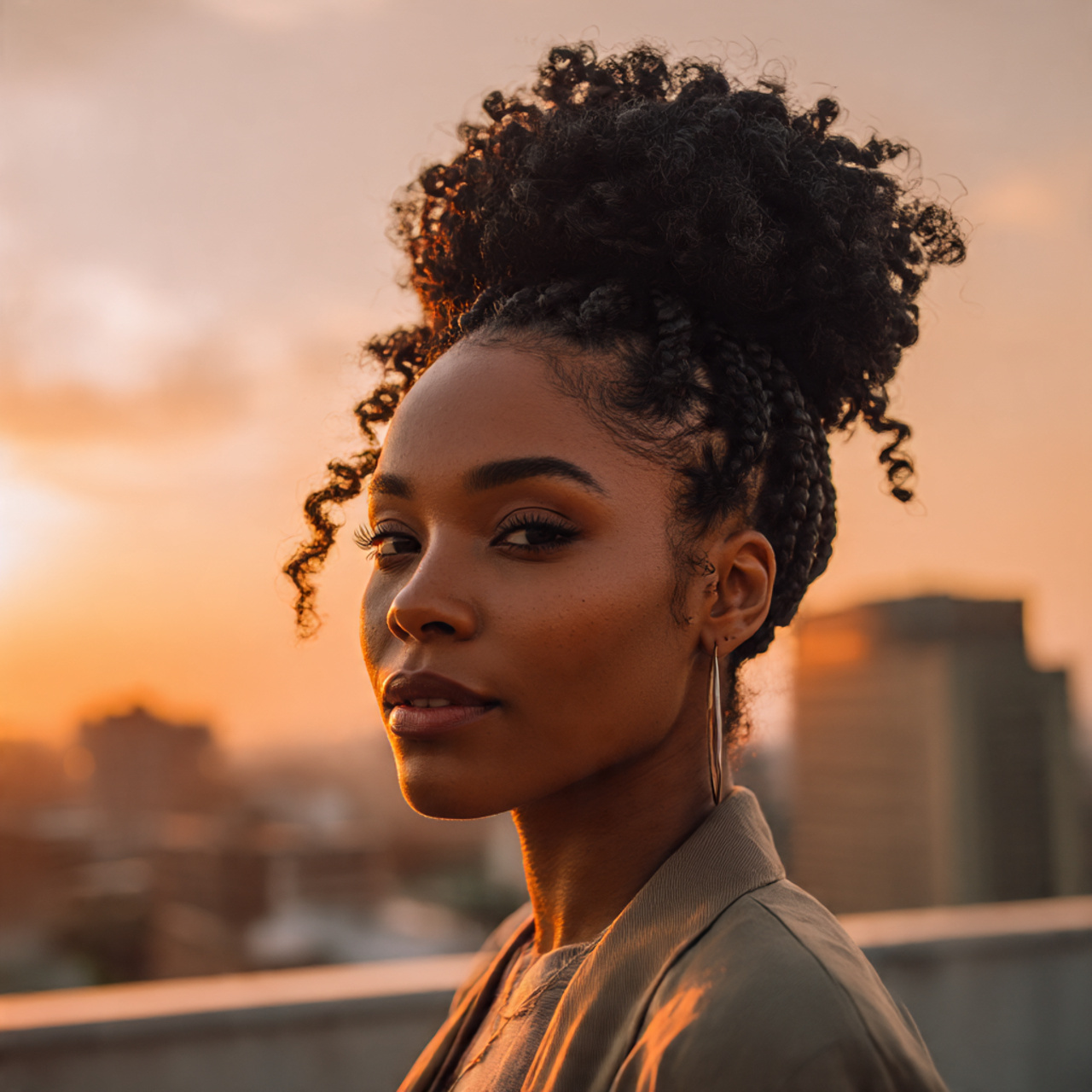 20 Baby Braids That Instantly Elevate Your Look 18 a realistic image of a black woman