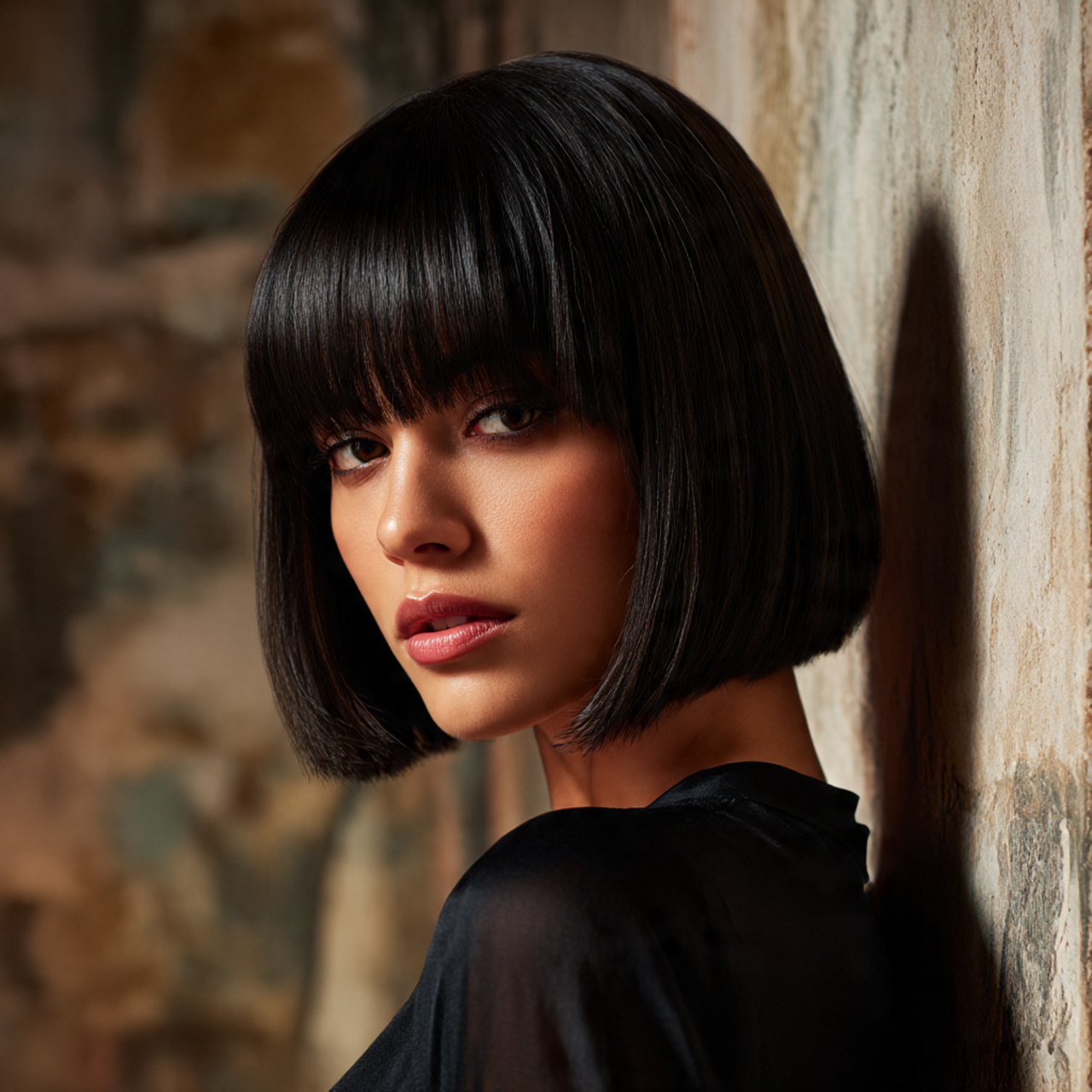 a realistic image of a woman with 3