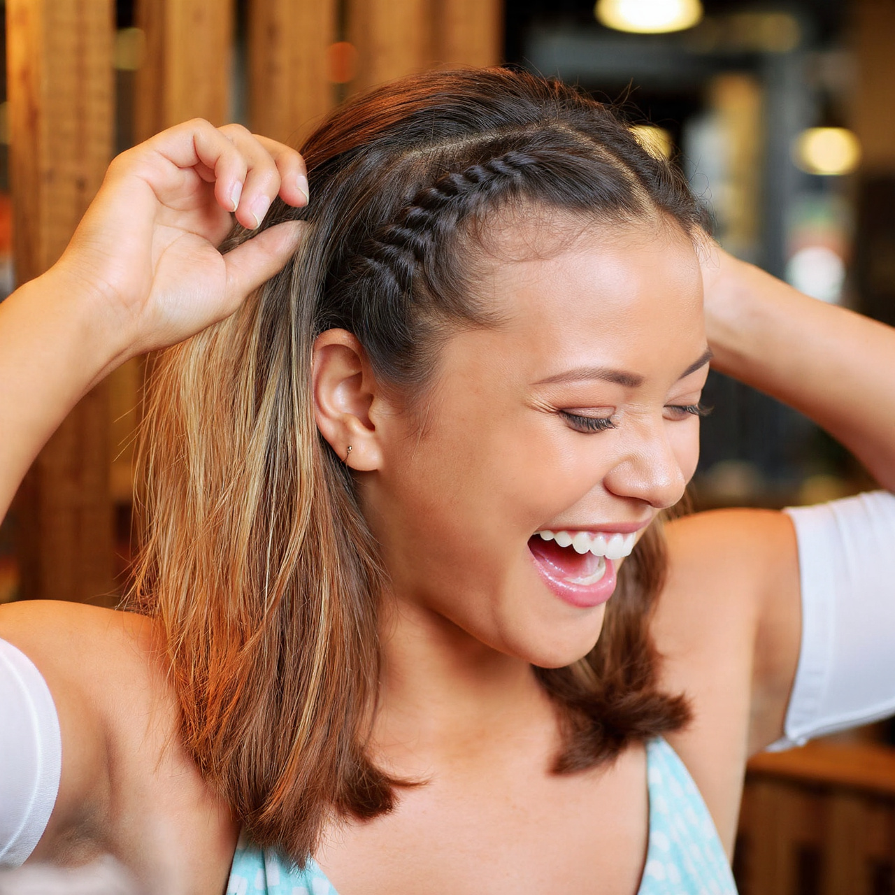 20 Baby Braids That Instantly Elevate Your Look 8 a realistic image of a young woman 1