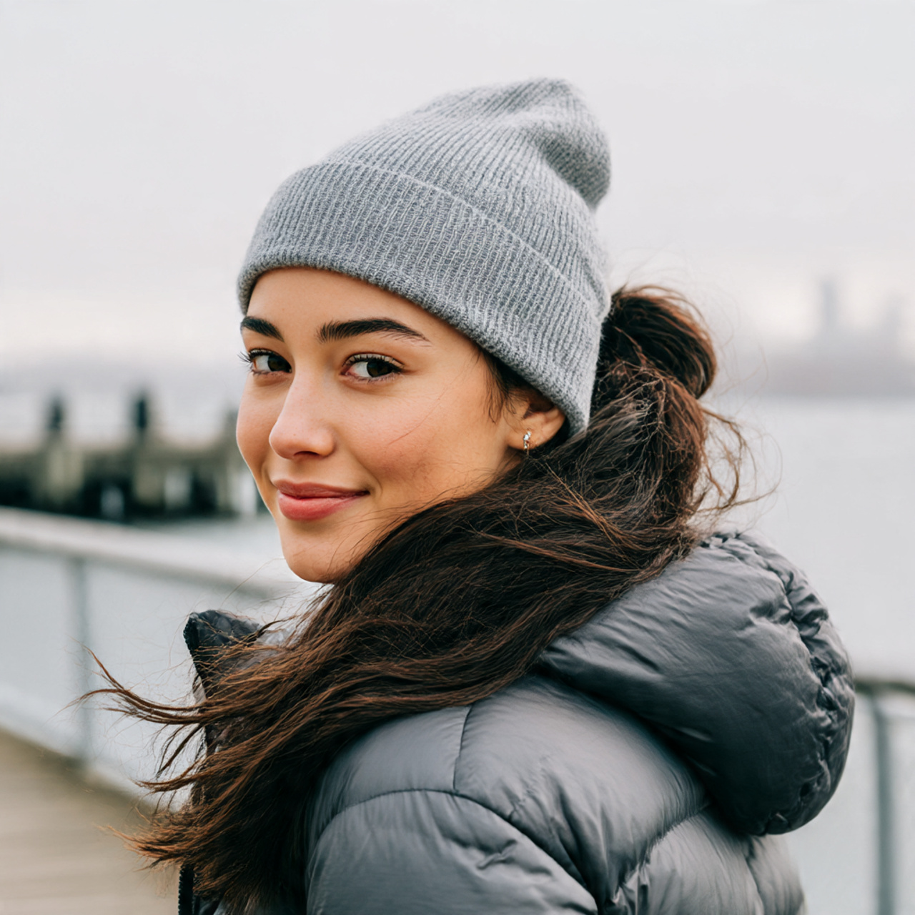 a realistic lifestyle photo of a woman