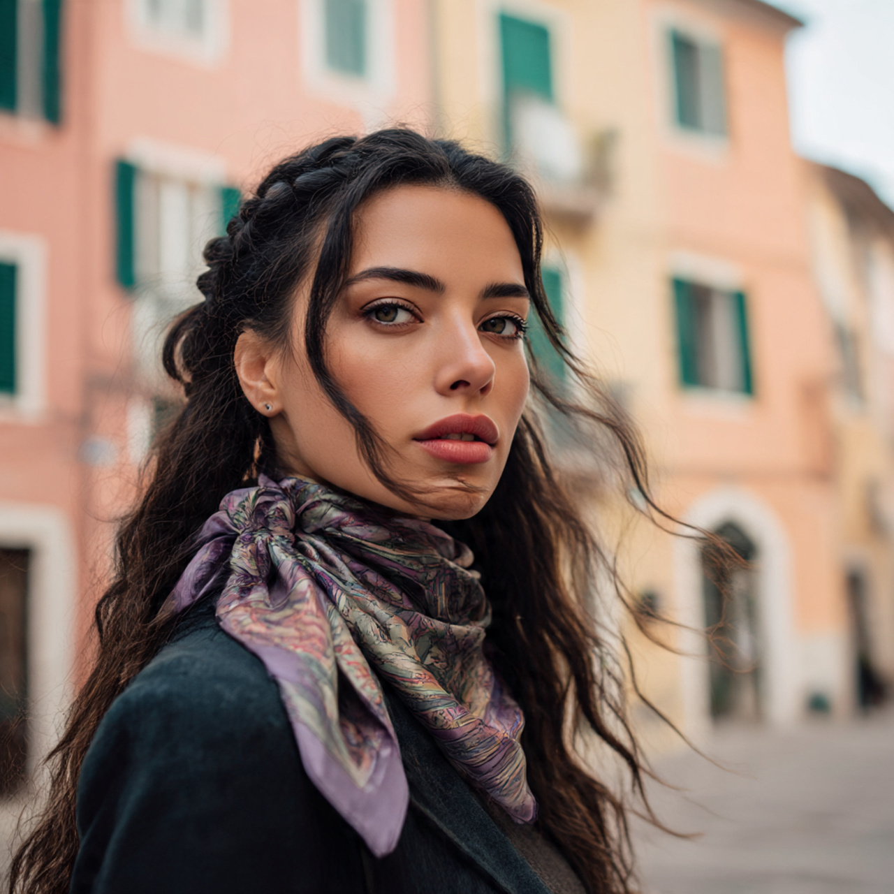 a realistic lifestyle portrait of a stylish