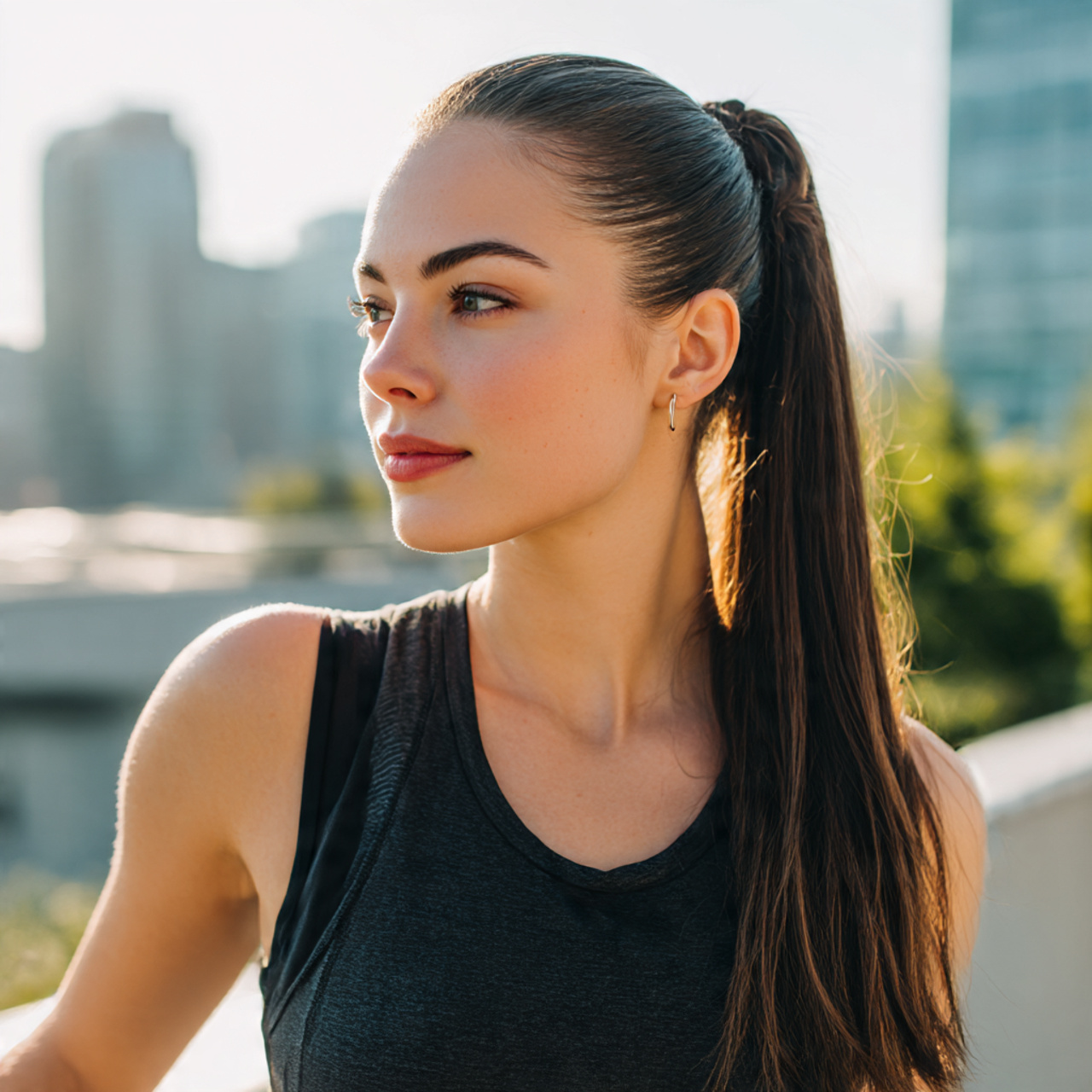 20 Stunning Hairstyles for Greasy Hair Ideas That Keep You Looking Fresh 19 a realistic mid shot of a confident woman