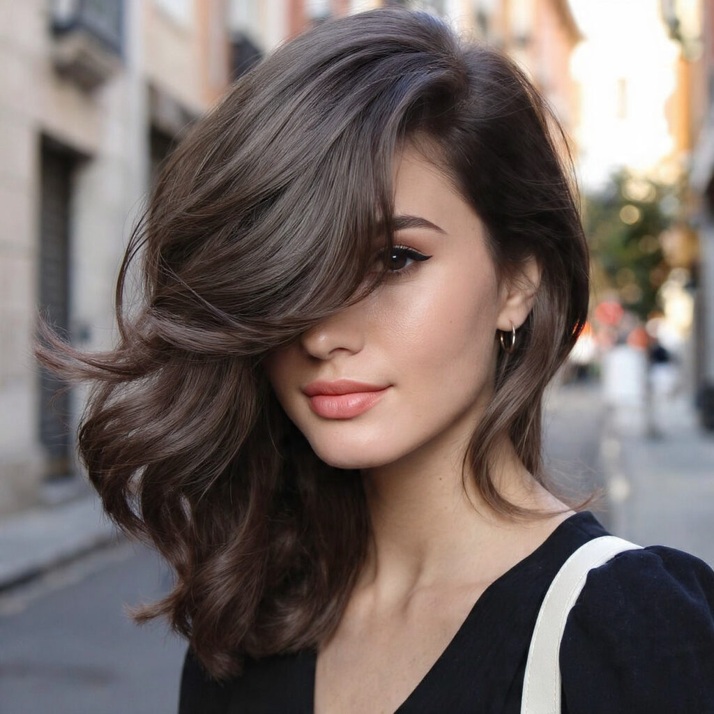 27 Effortless Women’s Haircuts 2026 Ideas for Your Next Upgrade 13 a realistic photo of a woman with