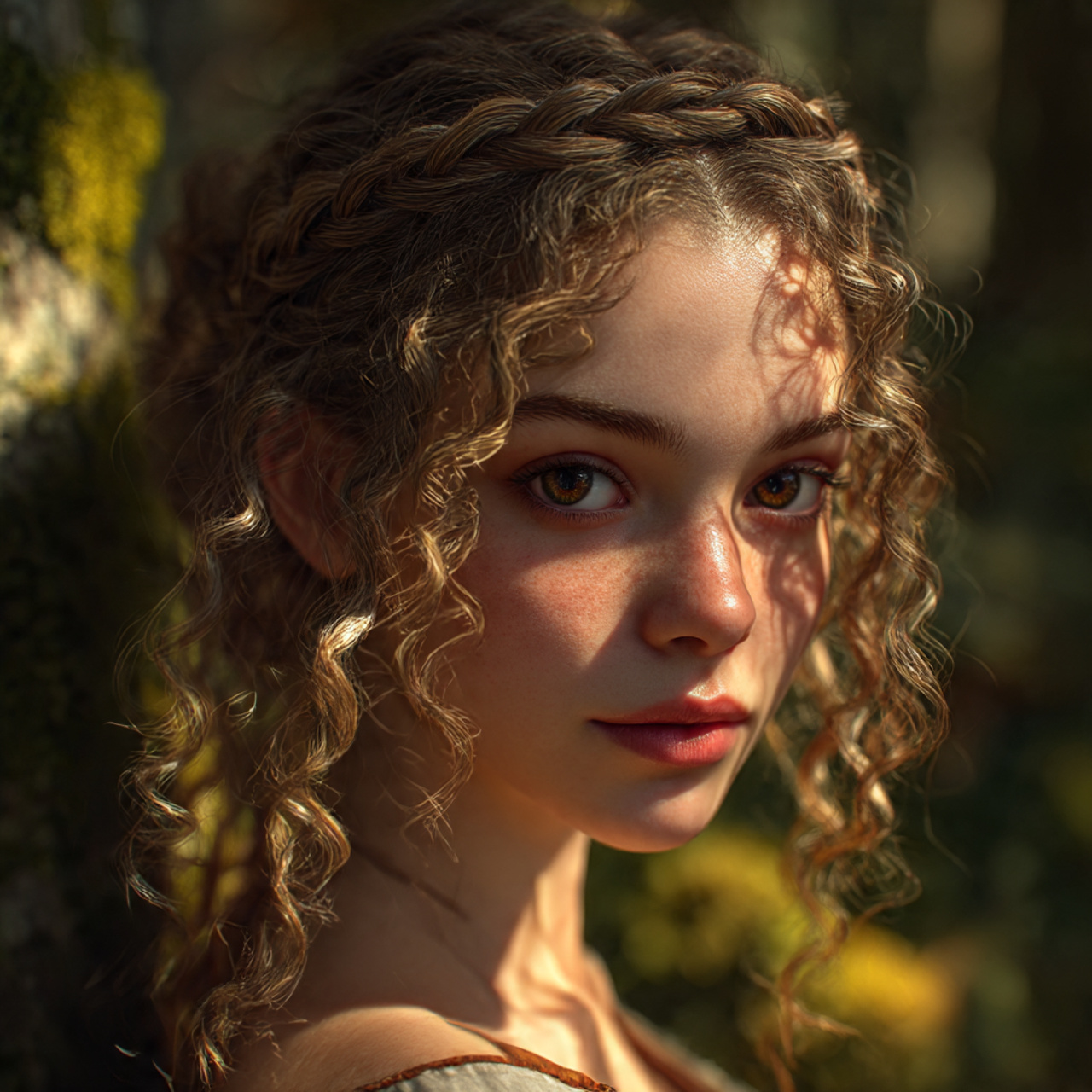 27 Perfect Medieval Princesses Hairstyles Ideas for Elegant Styling 26 a realistic photo of a young medieval