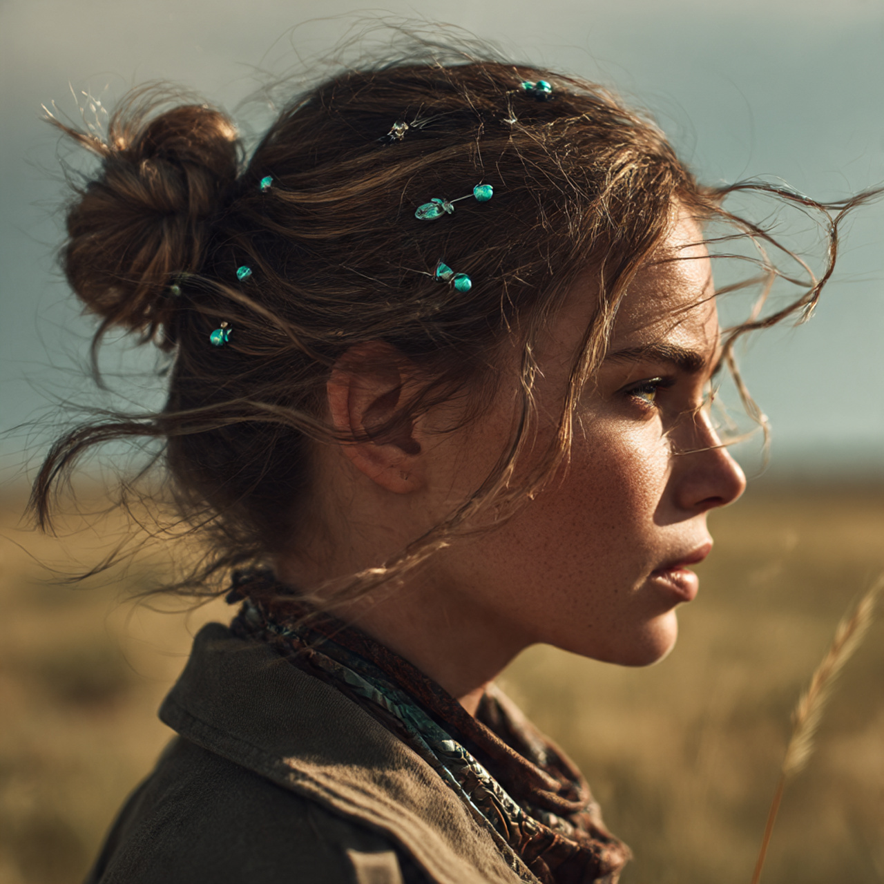 27 Modern Cowgirl Hairstyles Ideas for an Inspiring Western Vibe 4 a realistic portrait of a cowgirl with