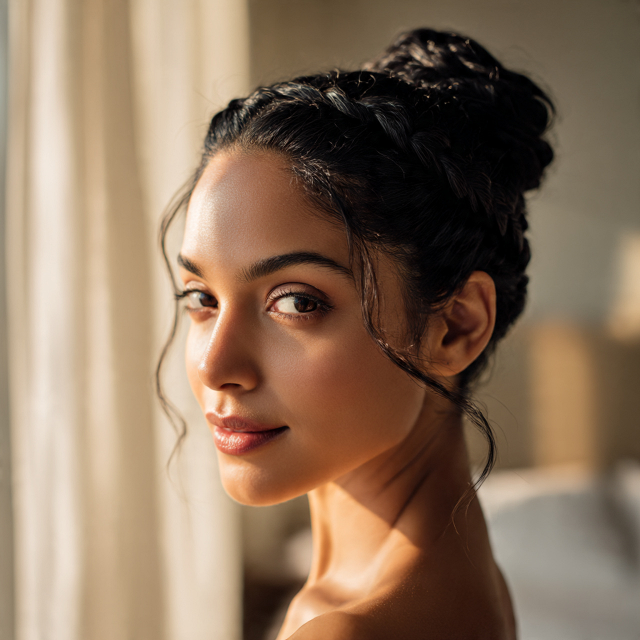 20 Baby Braids That Instantly Elevate Your Look 11 a realistic portrait of a south asian 3