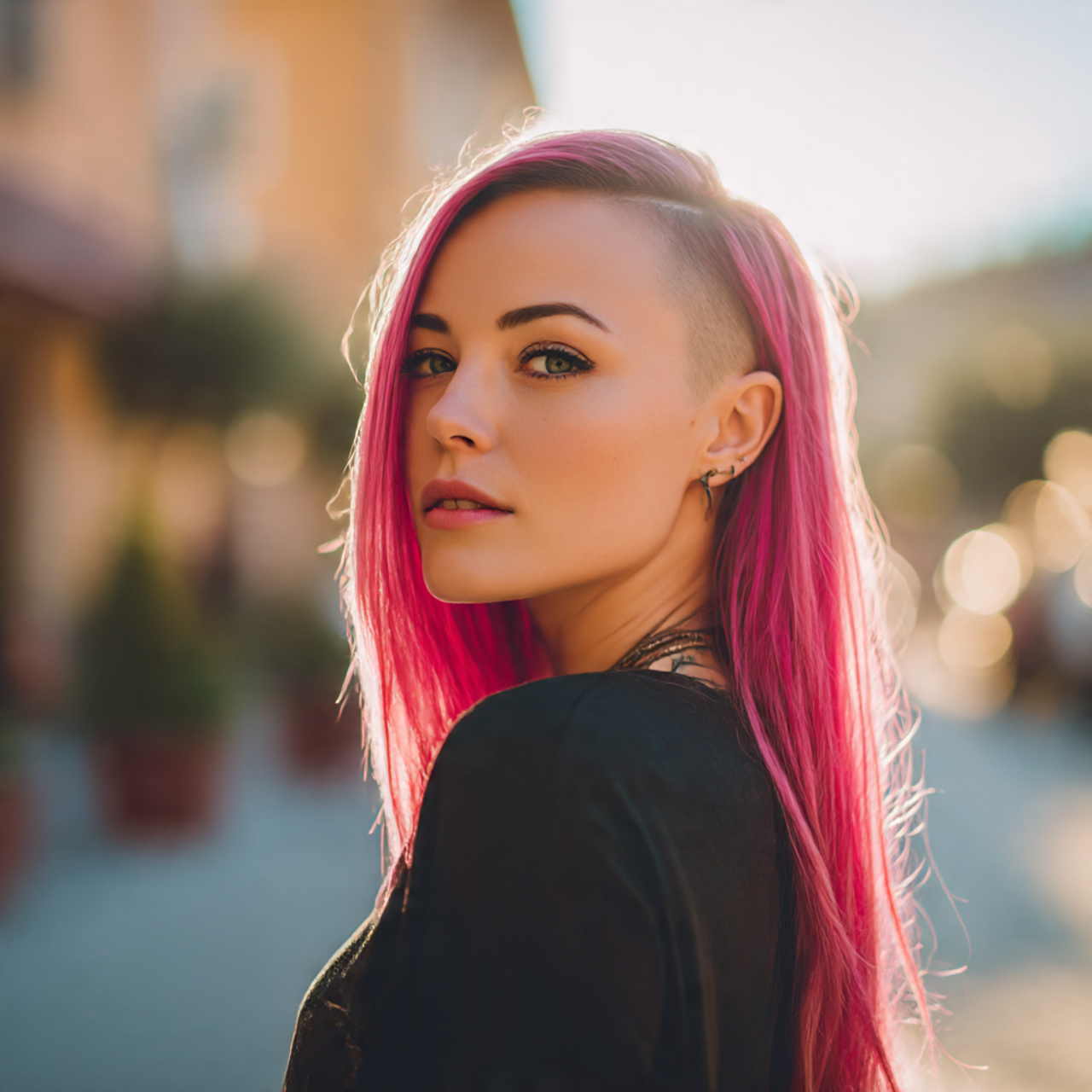 20 Stunning Side Shaved Hairstyles Ideas You’ll Love 11 a realistic portrait of a stylish woman 1