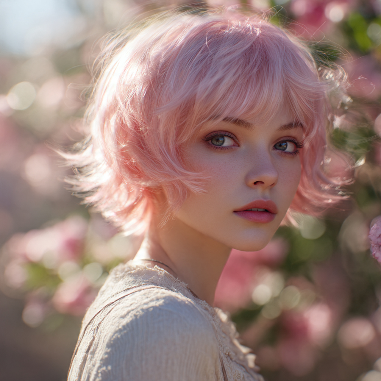 a realistic portrait of a stylish woman 2