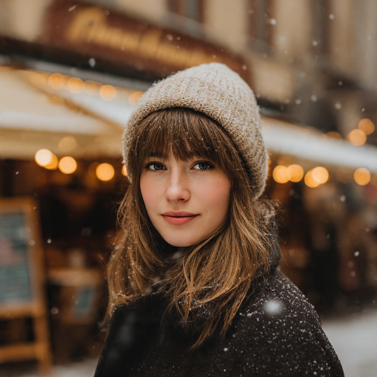 a realistic portrait of a stylish young 3