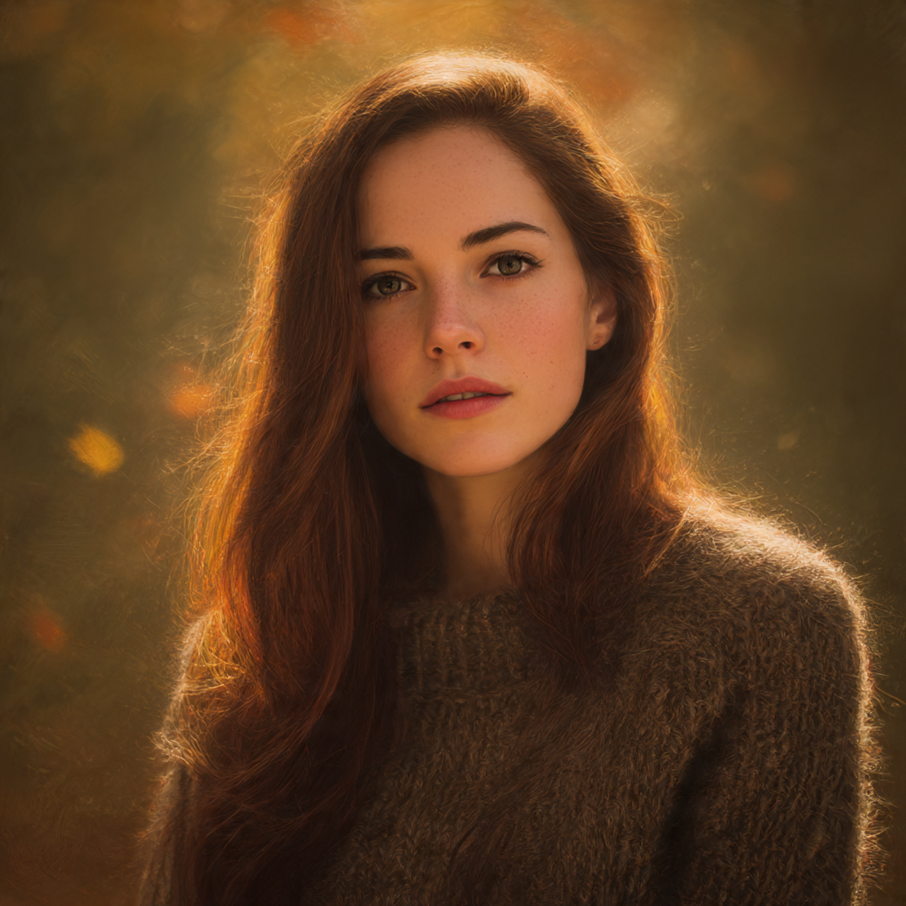 a realistic portrait of a woman with 1 1