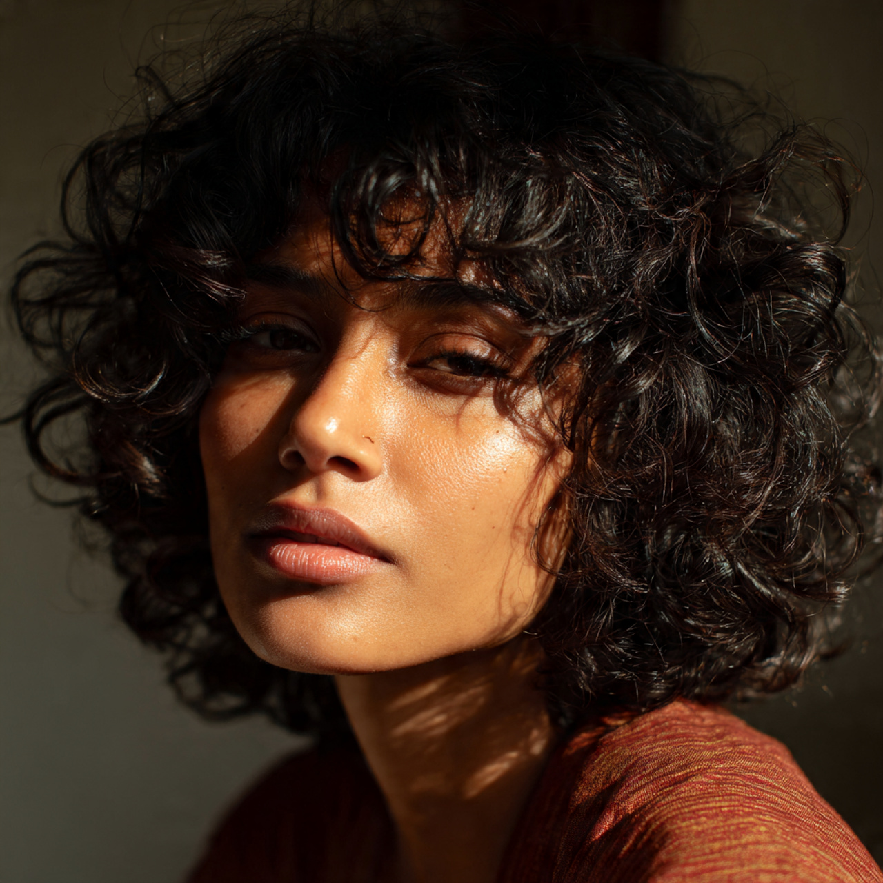 a realistic portrait of a woman with 1 5