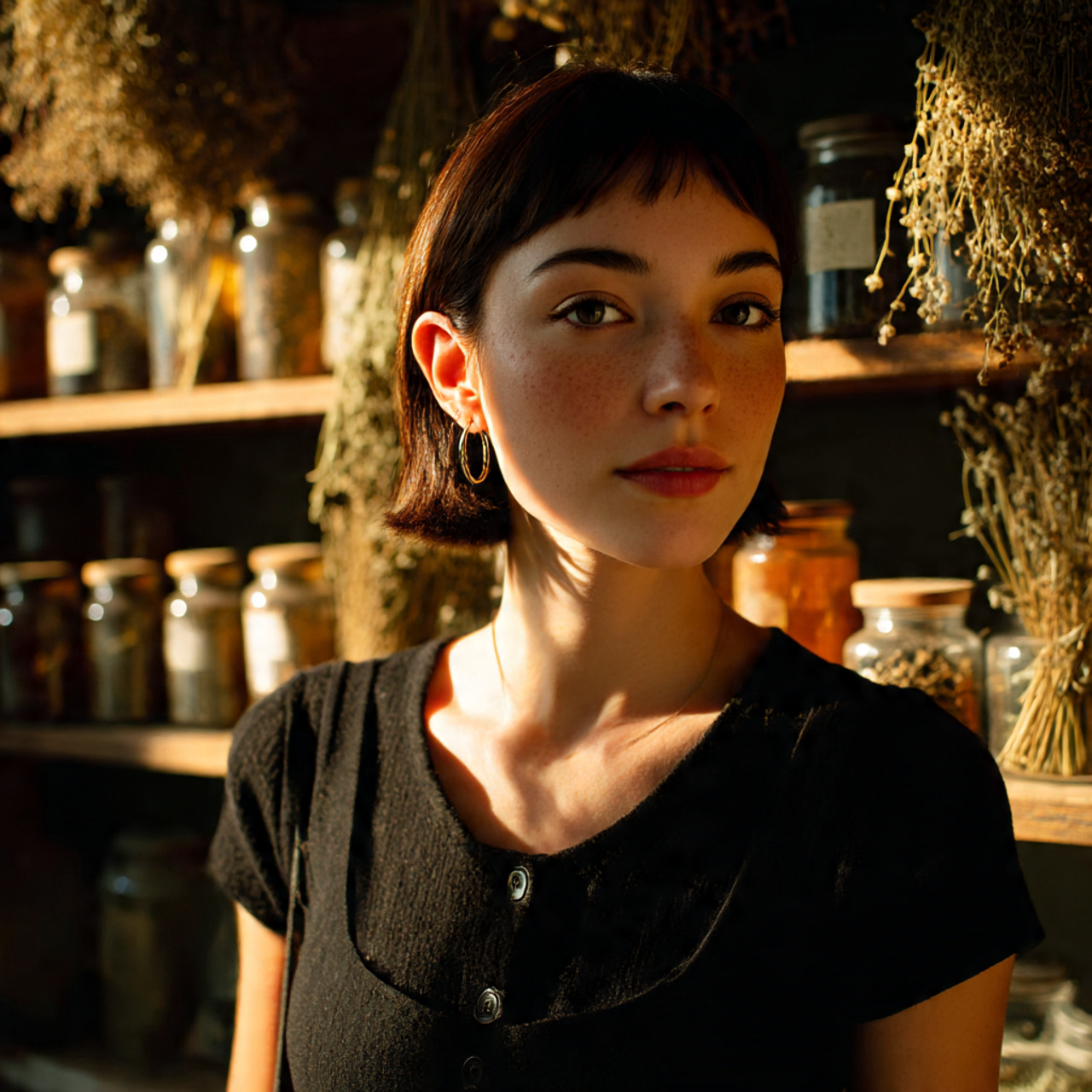 27 Powerful Witchy Haircut Ideas to Transform Your Style 21 a realistic portrait of a woman with 18