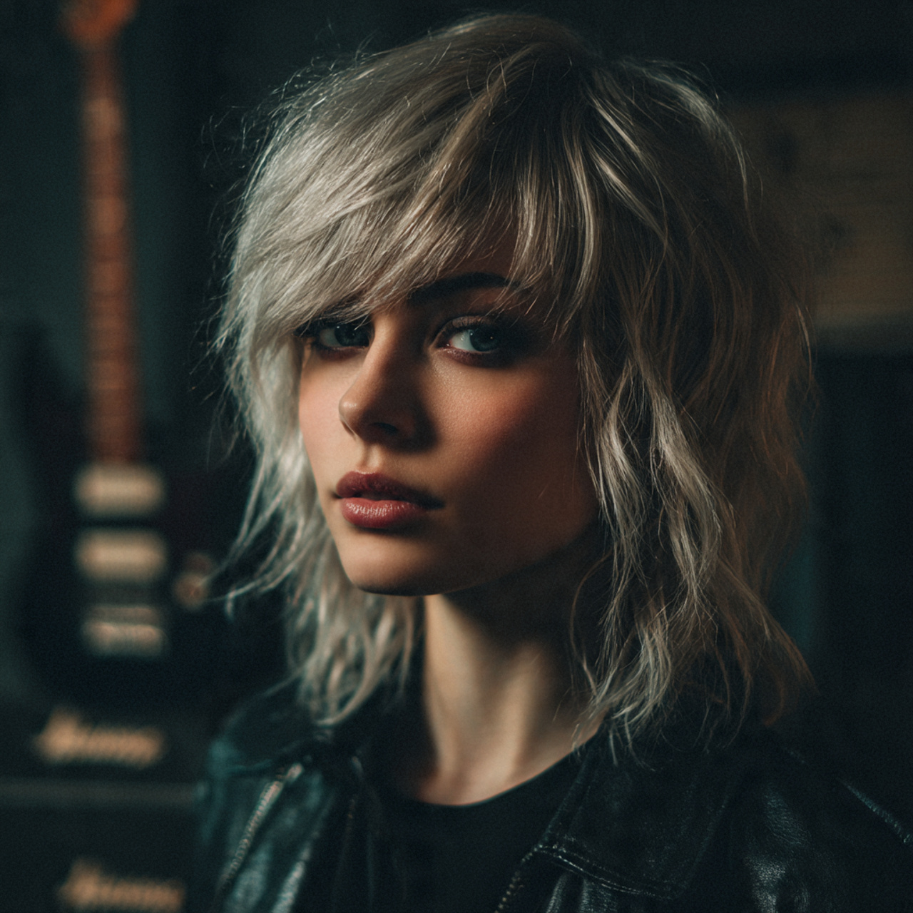 a realistic portrait of a woman with 3 1