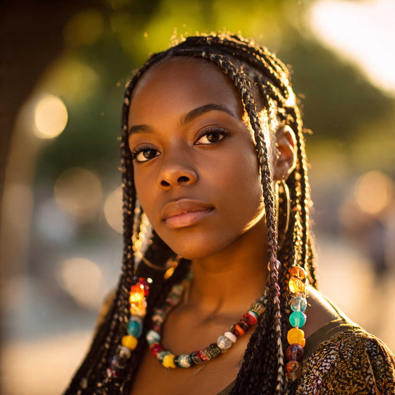 a realistic portrait of a young black 2