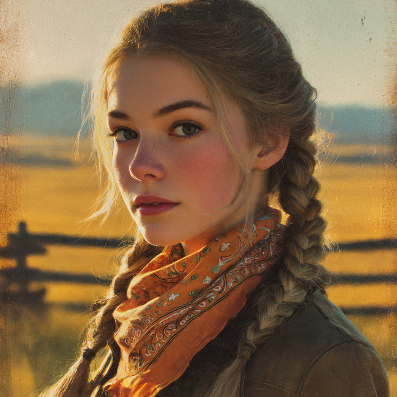 27 Modern Cowgirl Hairstyles Ideas for an Inspiring Western Vibe 11 a realistic portrait of a young western