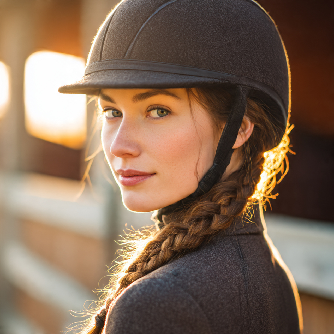 a realistic portrait of a young woman 10