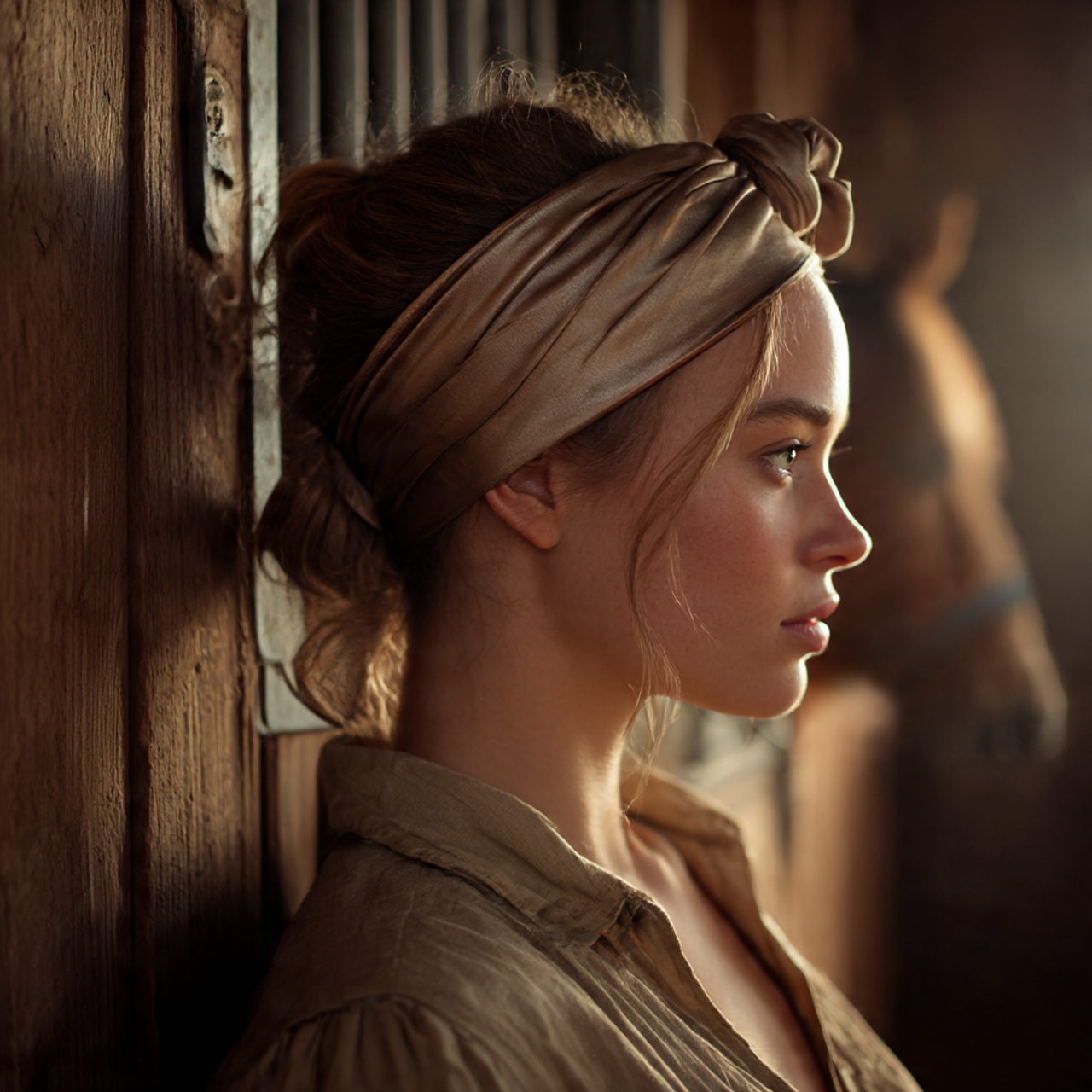 27 Modern Cowgirl Hairstyles Ideas for an Inspiring Western Vibe 25 a realistic scene of a serene cowgirl