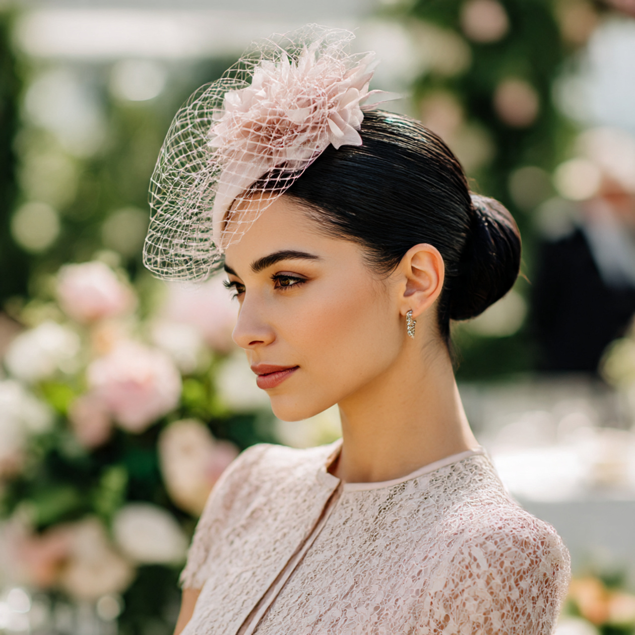 a refined middle eastern woman with glossy 1