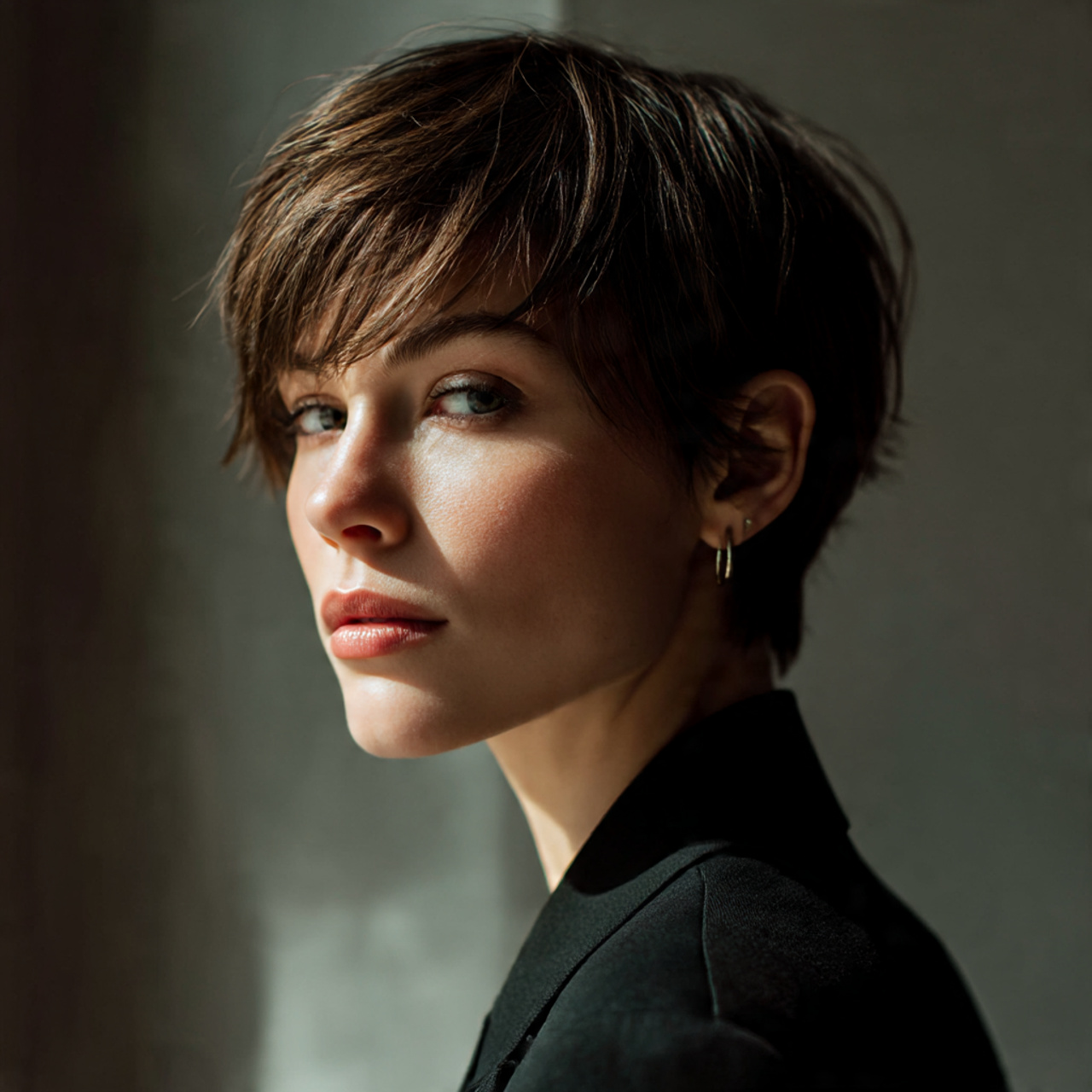 20 Short Shaggy Hair Ideas for Volume and Texture You’ll Love 20 a refined woman with a polished smooth