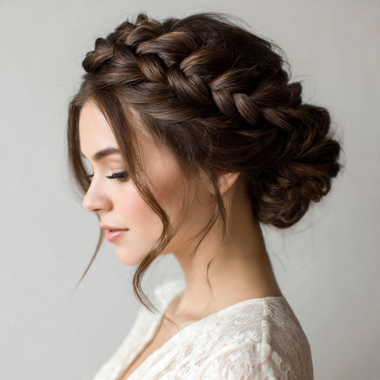 Long Hair Undos: 25 Elegant Styles to Elevate Your Look 2 a romantic long hair updo with a
