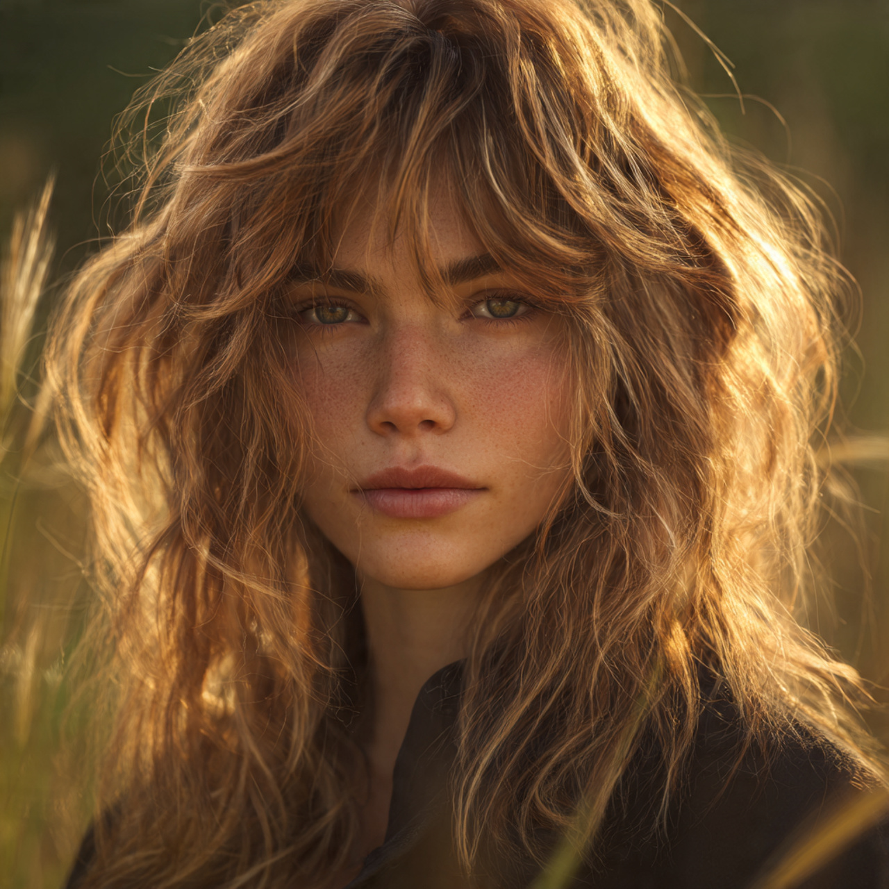 a single hyper realistic portrait of a woman