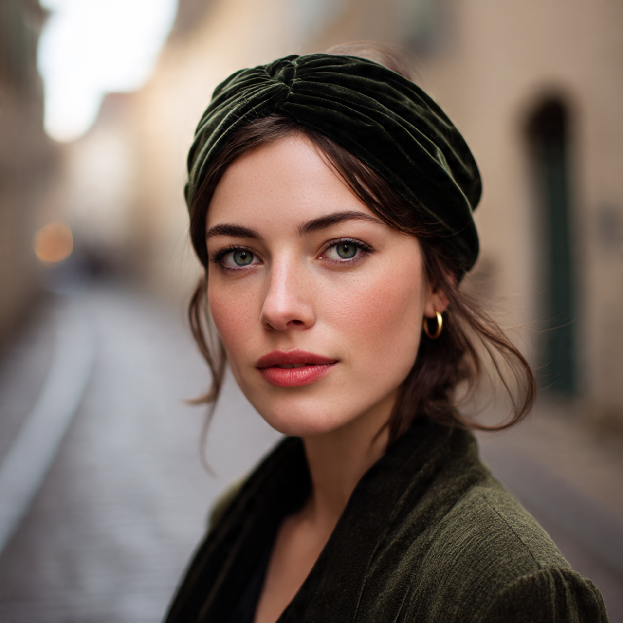 a single lifelike portrait of a woman