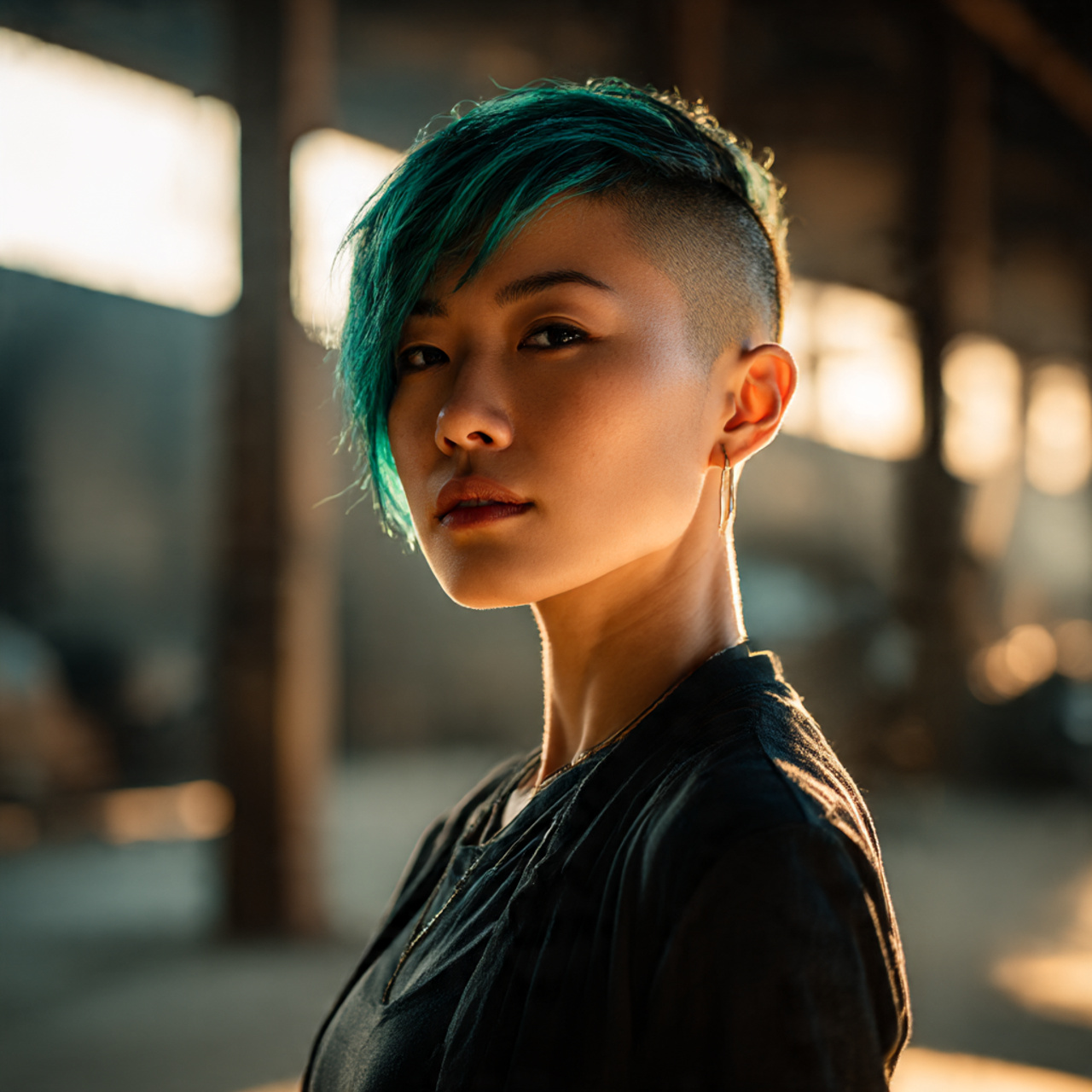 27 Iconic Vkei Haircut Ideas for an Edgy New Look 14 a single portrait of a confident asian