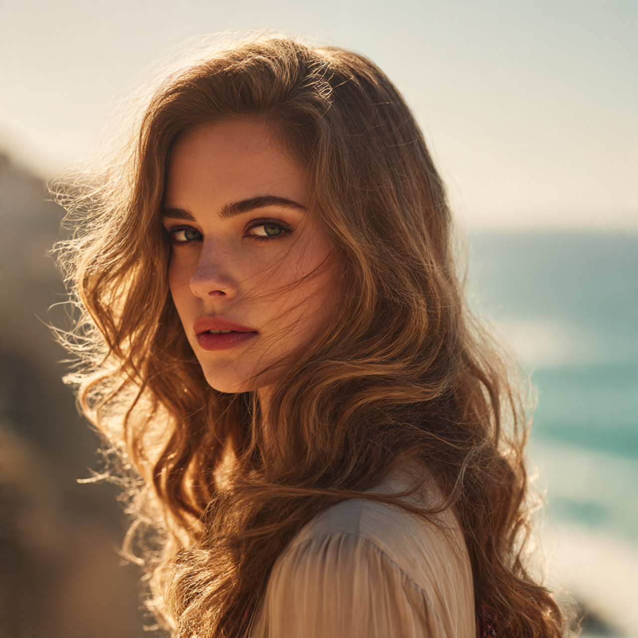 a single ultra realistic portrait of a woman