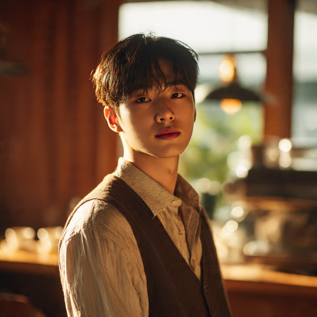 Trendy 30 Korean Hairstyles for Men Ideas to Elevate Your Style 7 a soft featured korean man with a refined